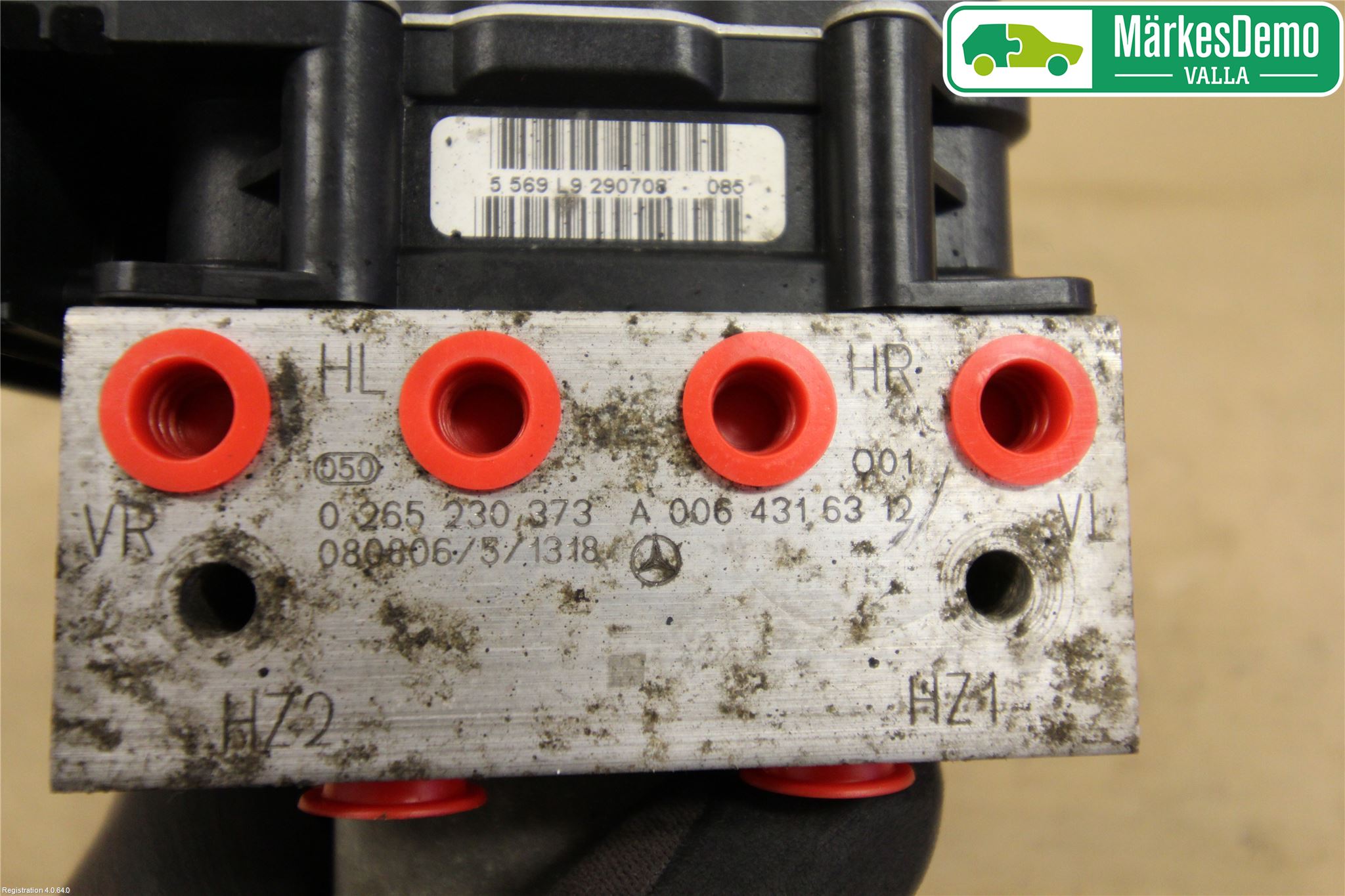 Mercedes-Benz MB B-KLASS (W245) 05-12 Abs Hydraulikkaggregat