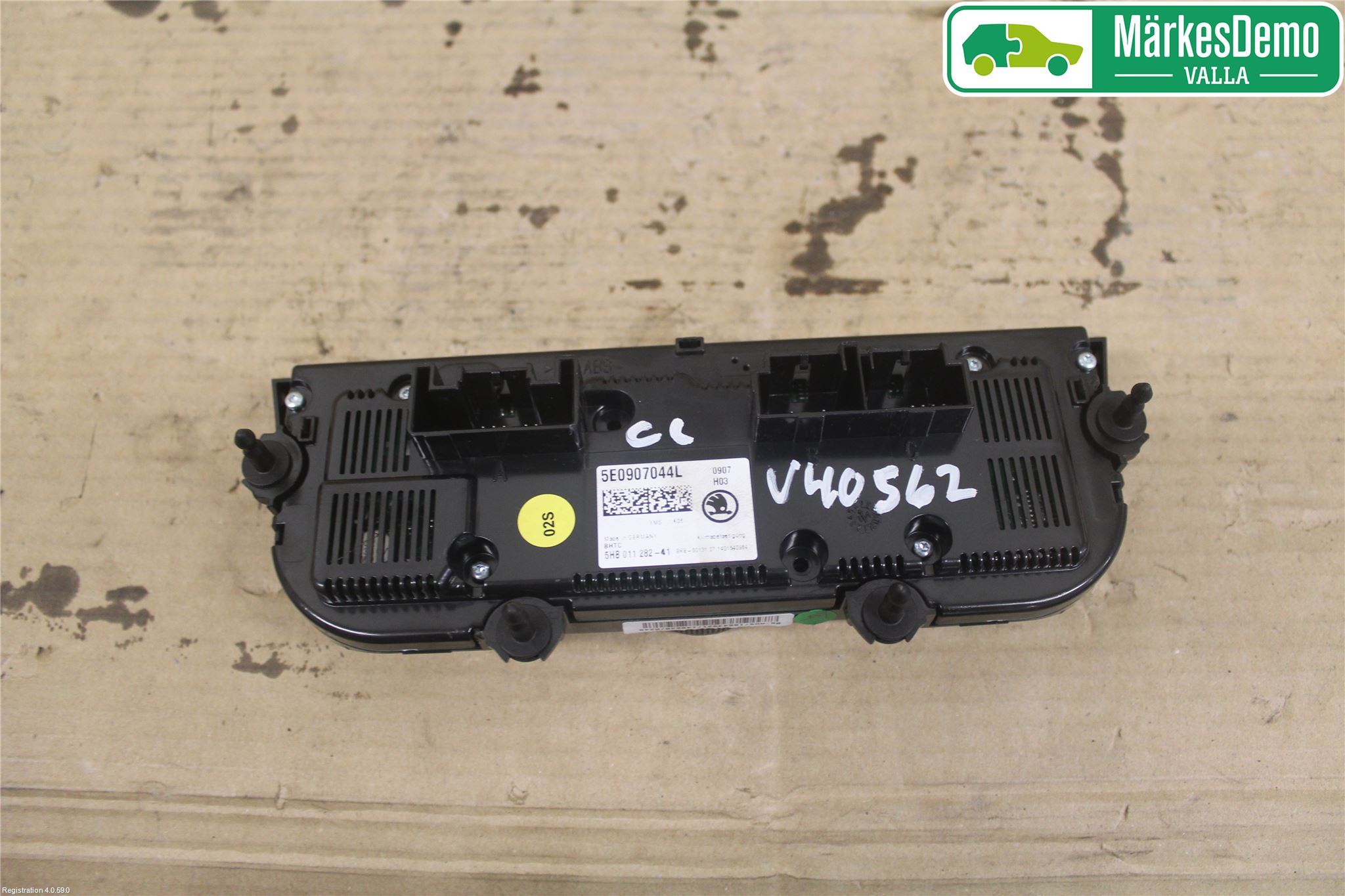 Skoda SUPERB 09-15 Varme Ac Betjening-Display