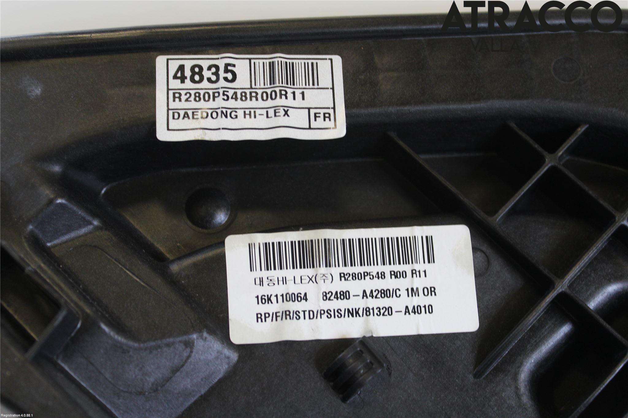 Kia CARENS III 13-19 Vindusheis El Komp