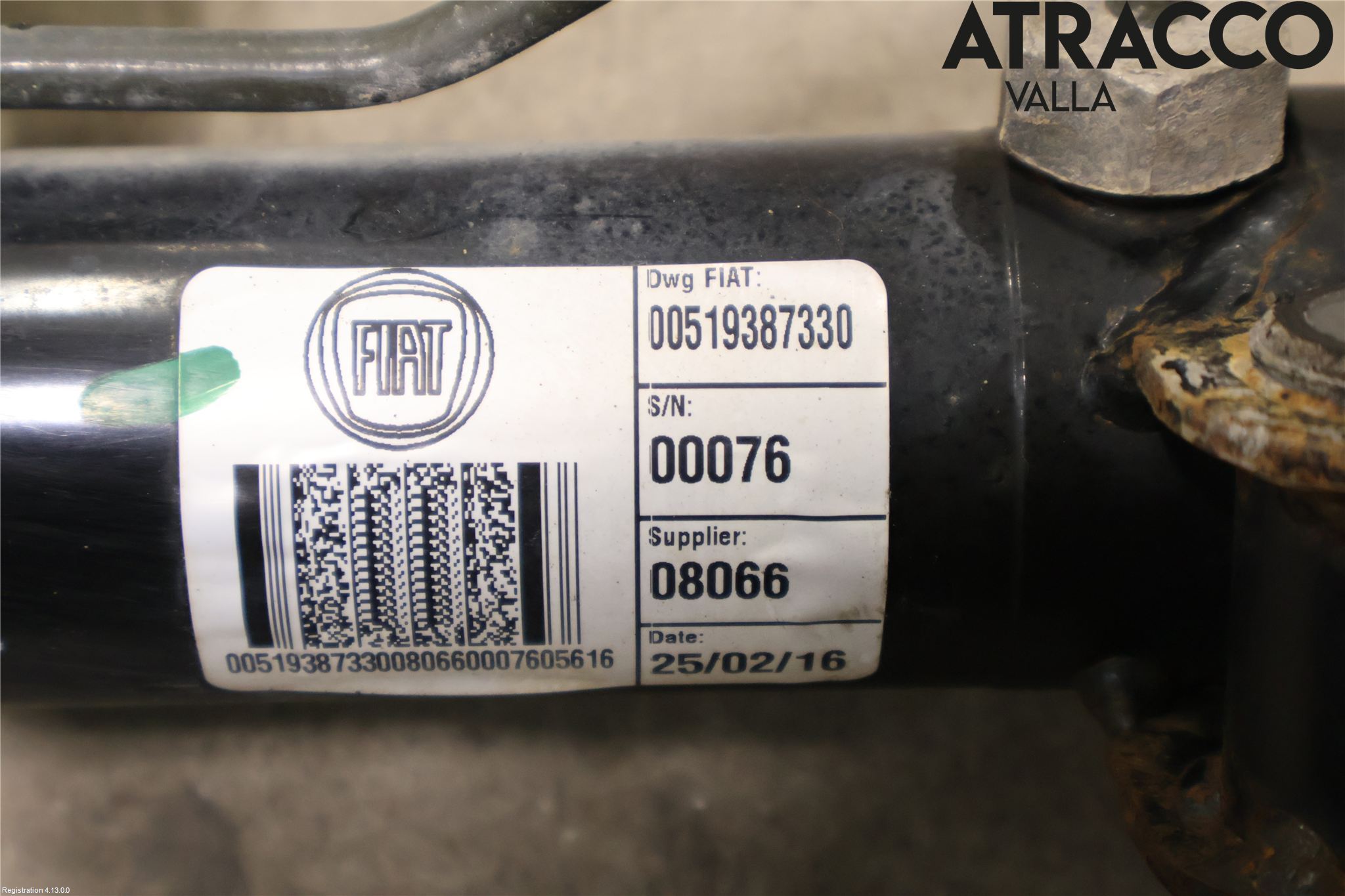 Fiat DOBLO CARGO Servo Snekke - Tannstang