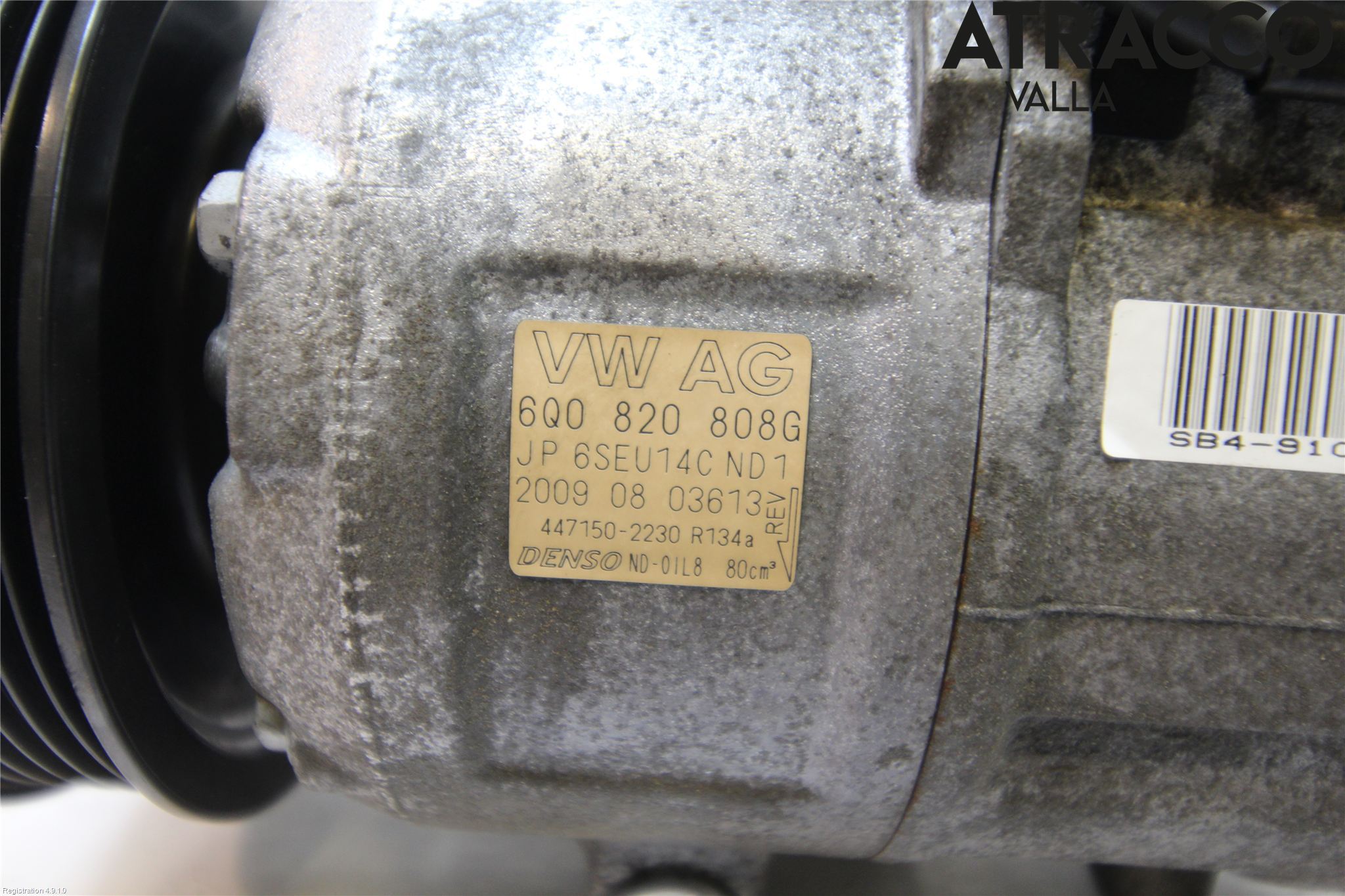 Skoda FABIA 07-14 Varme Ac Kompressor