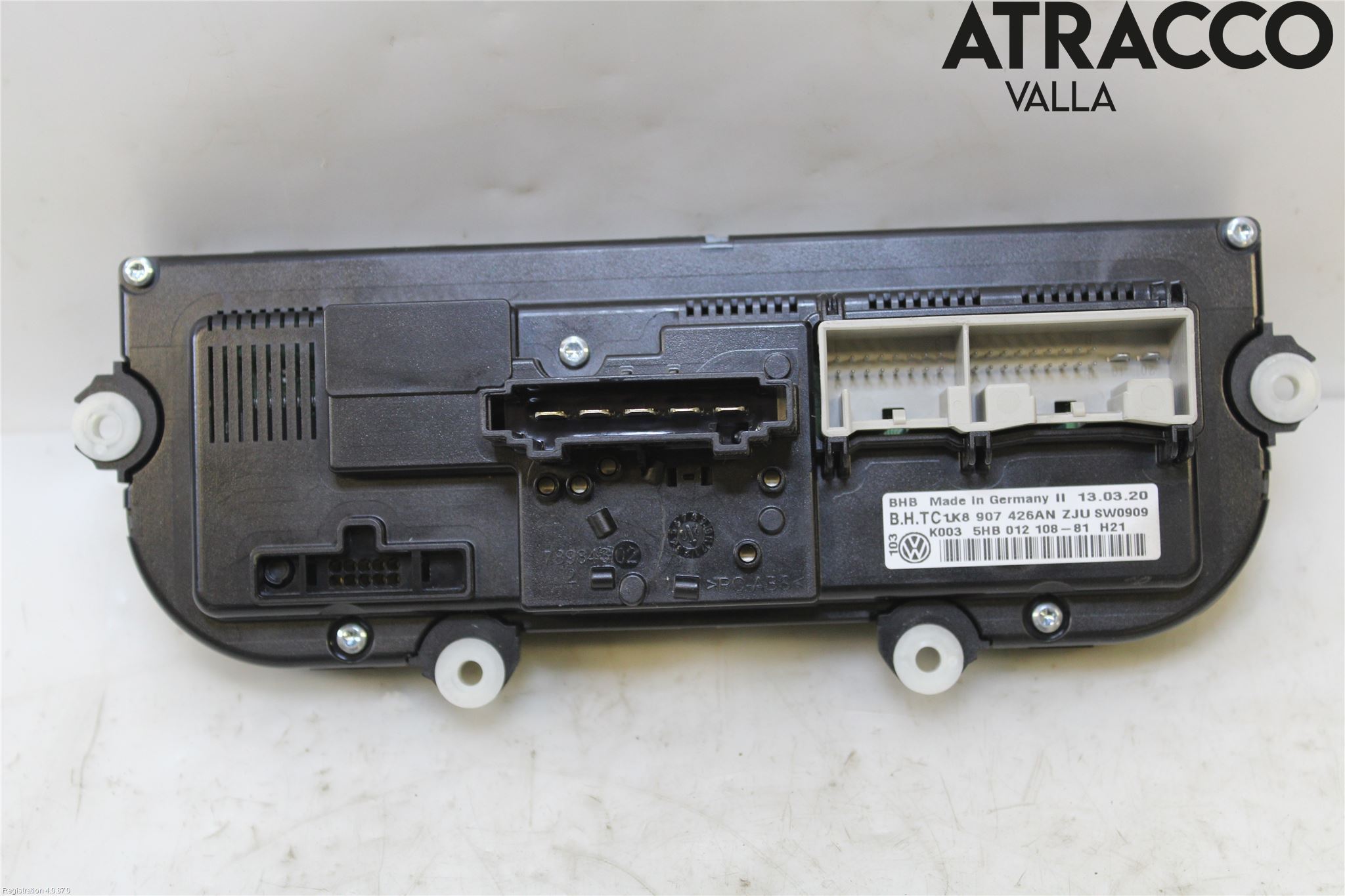 Volkswagen VW CADDY 16-20 Varme Ac Betjening-Display