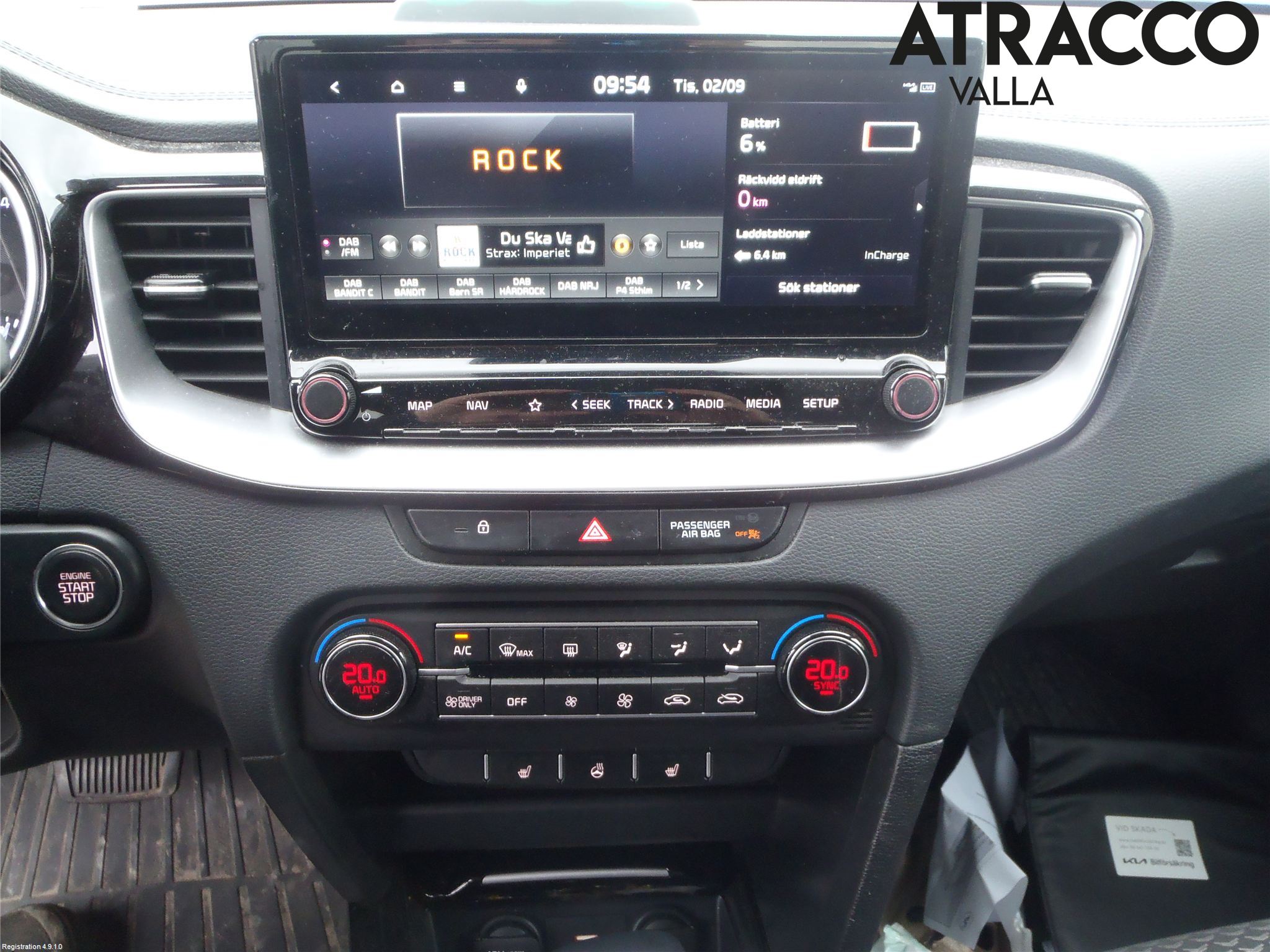 Kia CEED/CEED SW 19- Varme Ac Betjening-Display