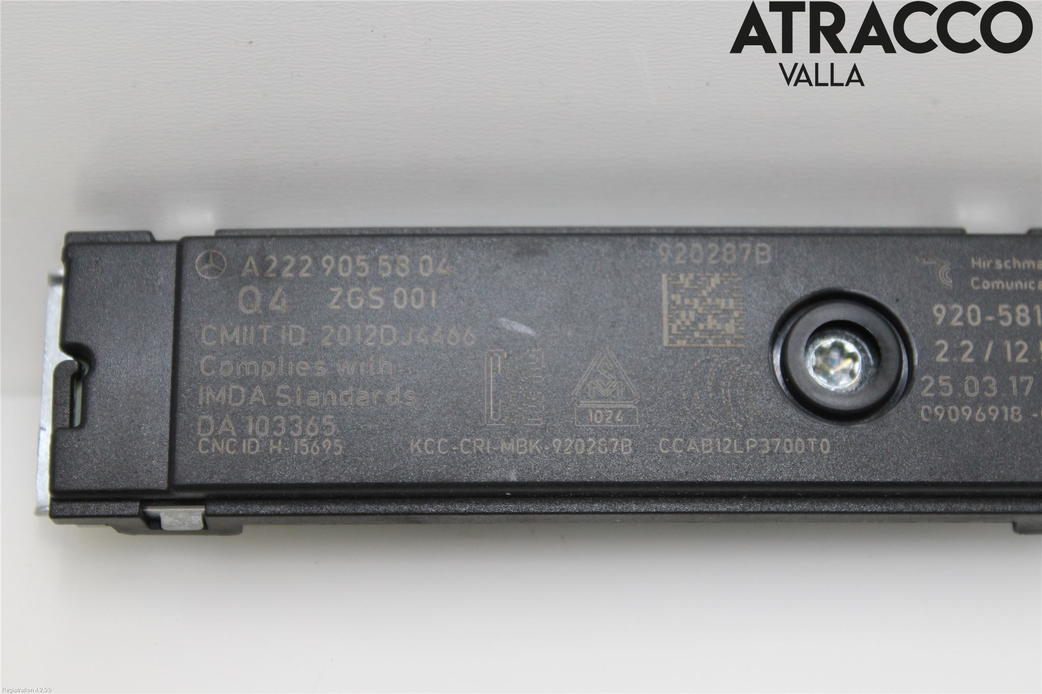 Mercedes-Benz MB C-KLASS (W205) 14-21 Stereo Antenneforsterker