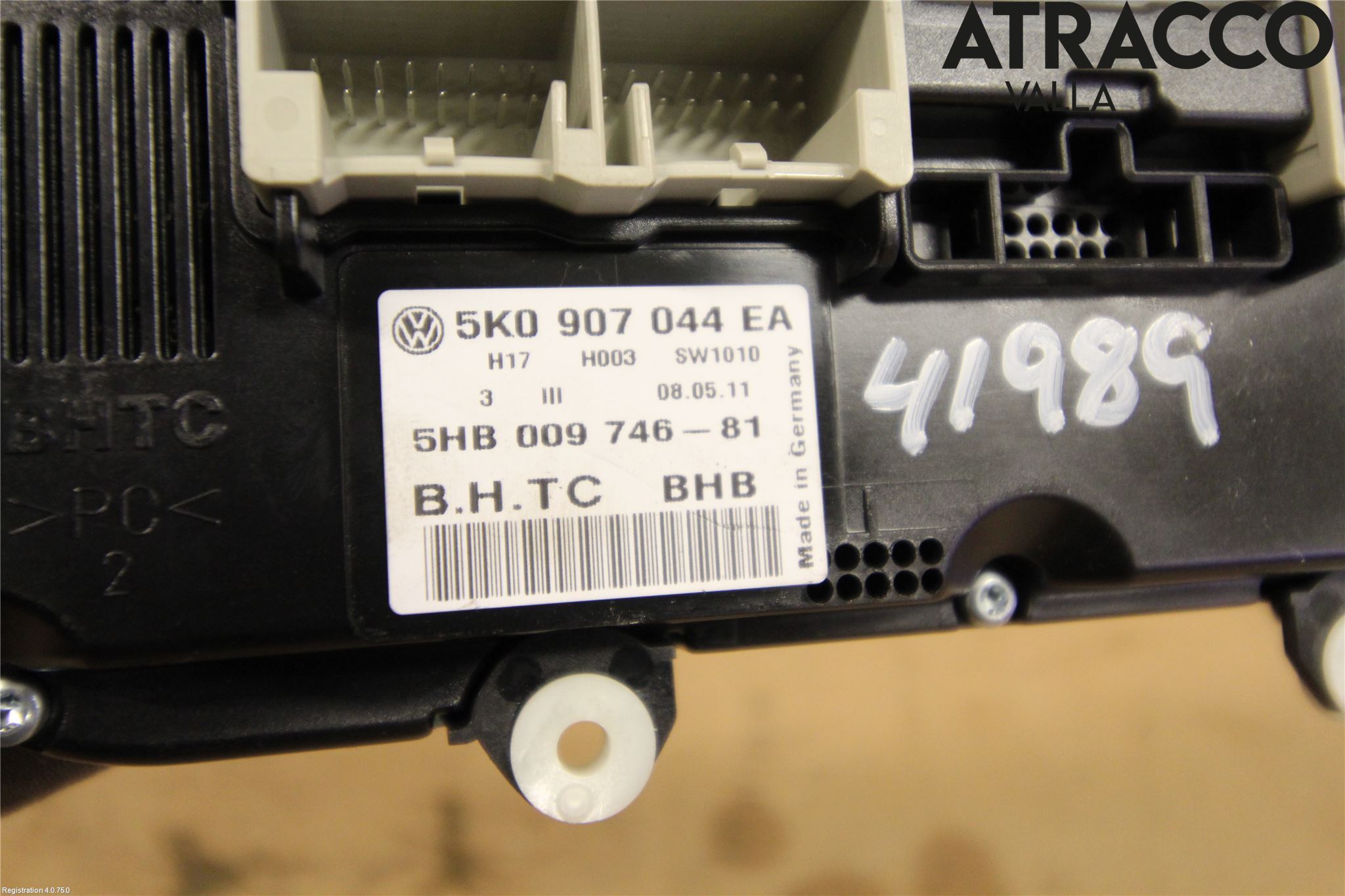 Volkswagen VW PASSAT 11-14 Varme Ac Betjening-Display