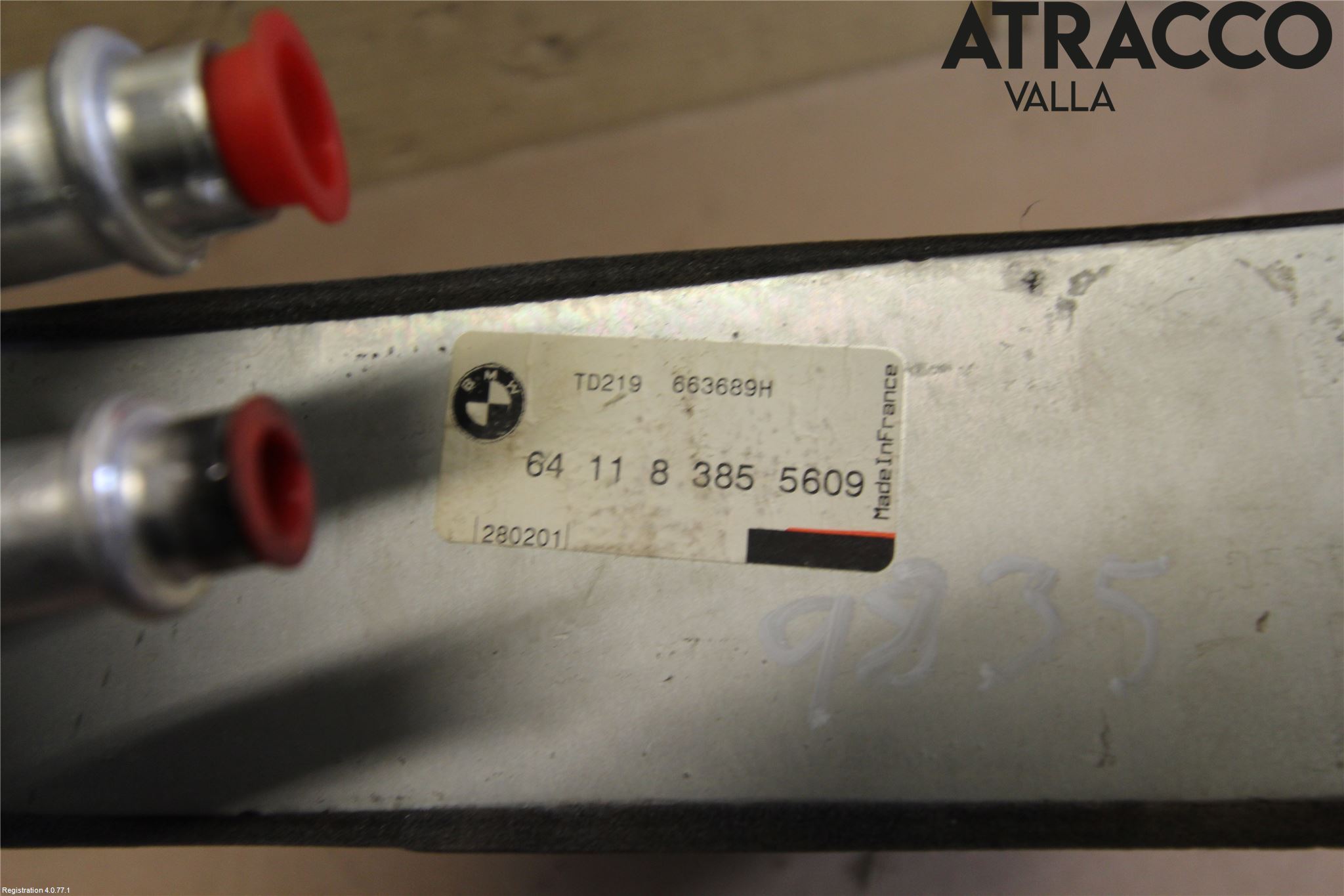 BMW 5 E39 95-04 Varmeapparat Register Uten Ac