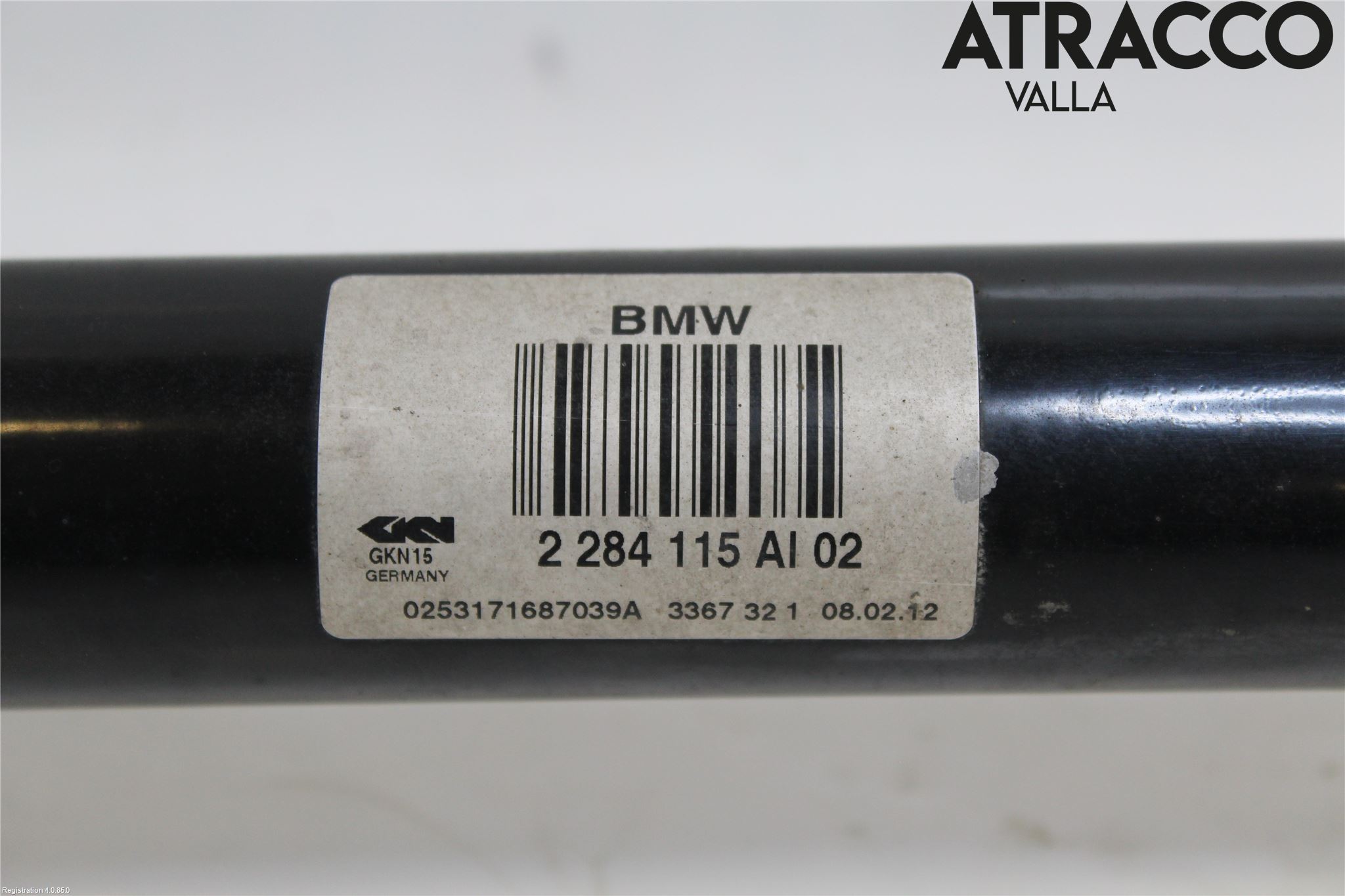 BMW 5 F10/F11/F18 09-17 Drivaksel Bak Kompl Venstre
