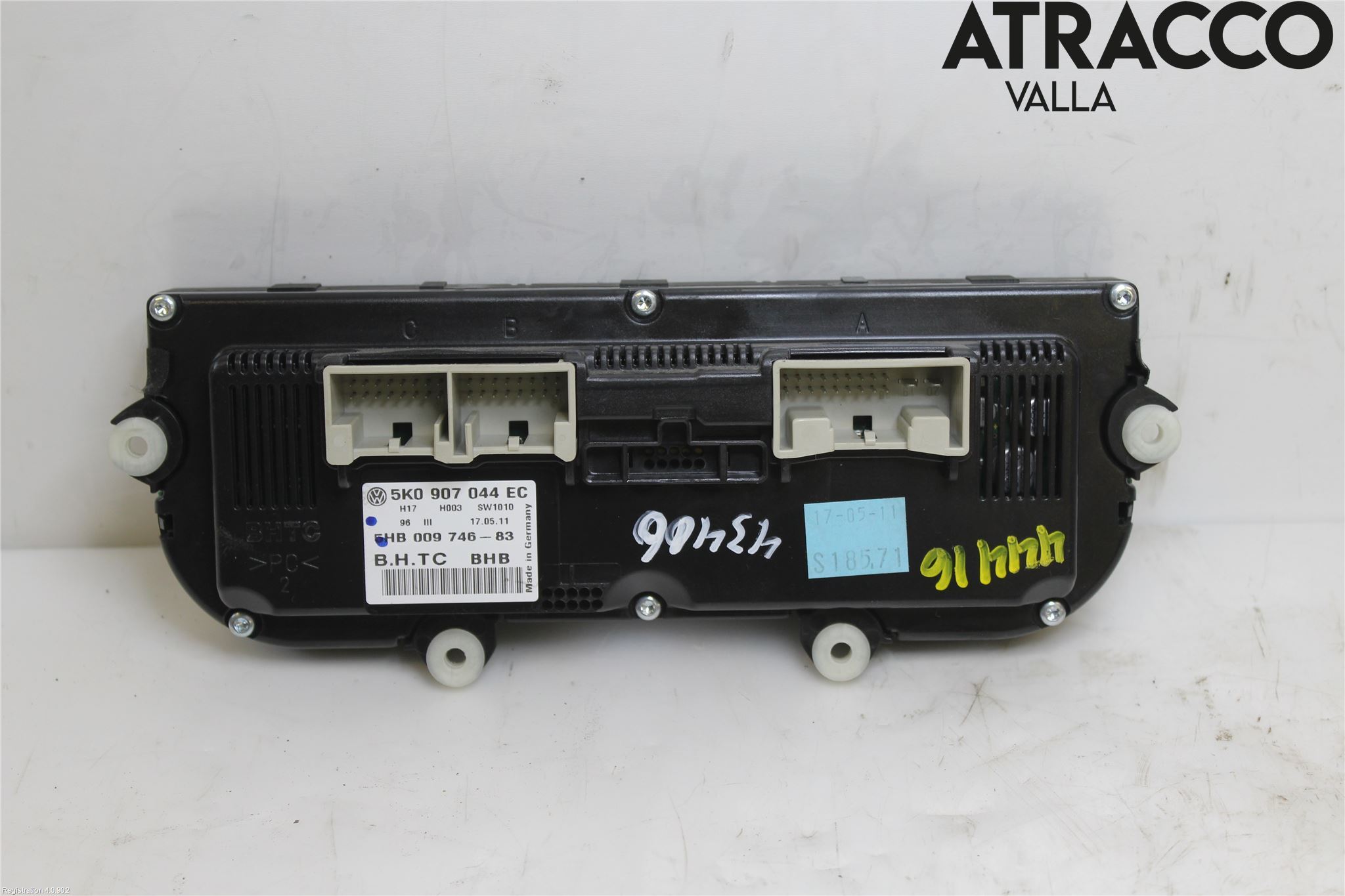 Volkswagen VW PASSAT 11-14 Varme Ac Betjening-Display