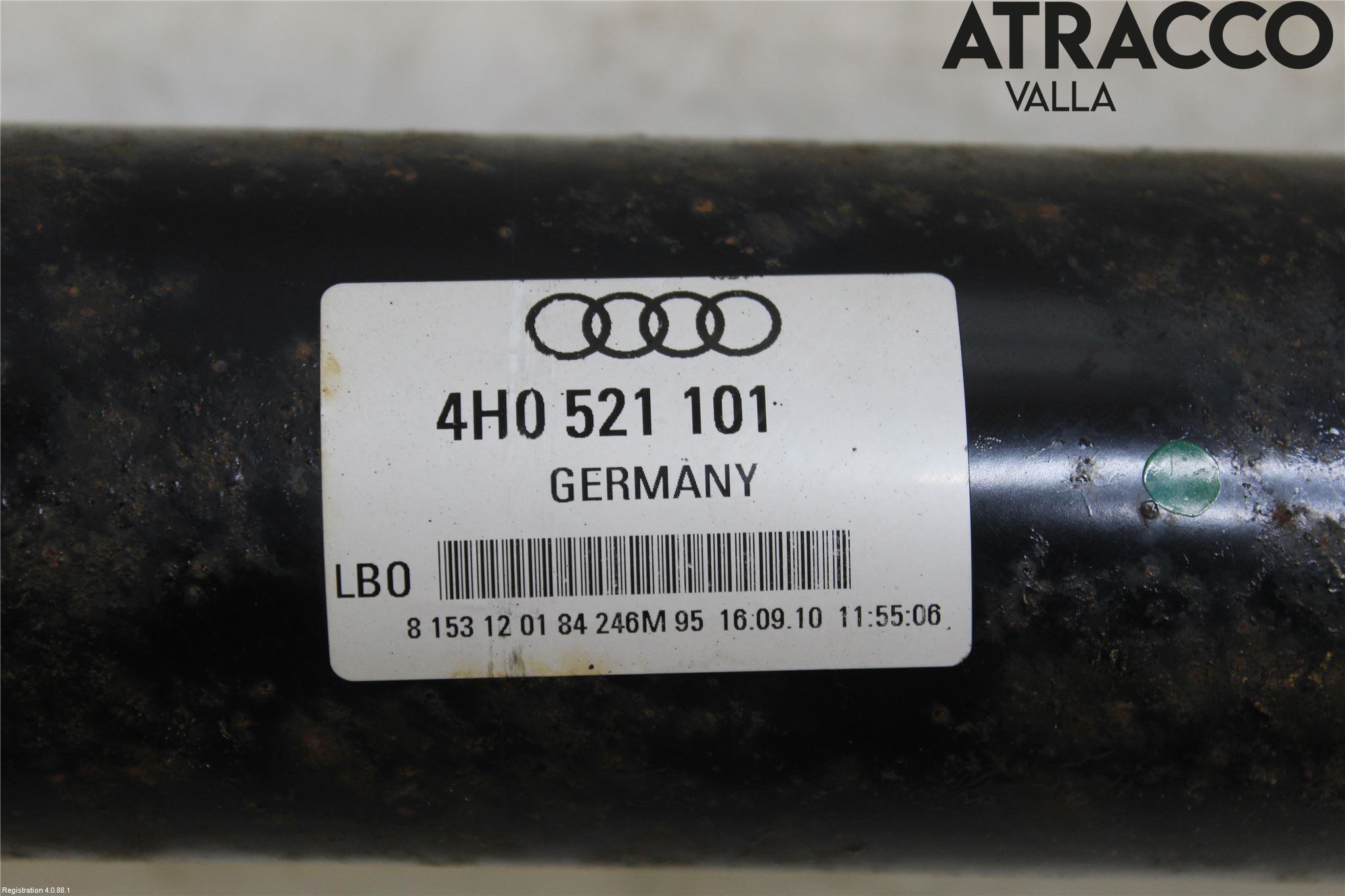 Audi A8/S8 4H 10-17 Mellomaksel Kompl