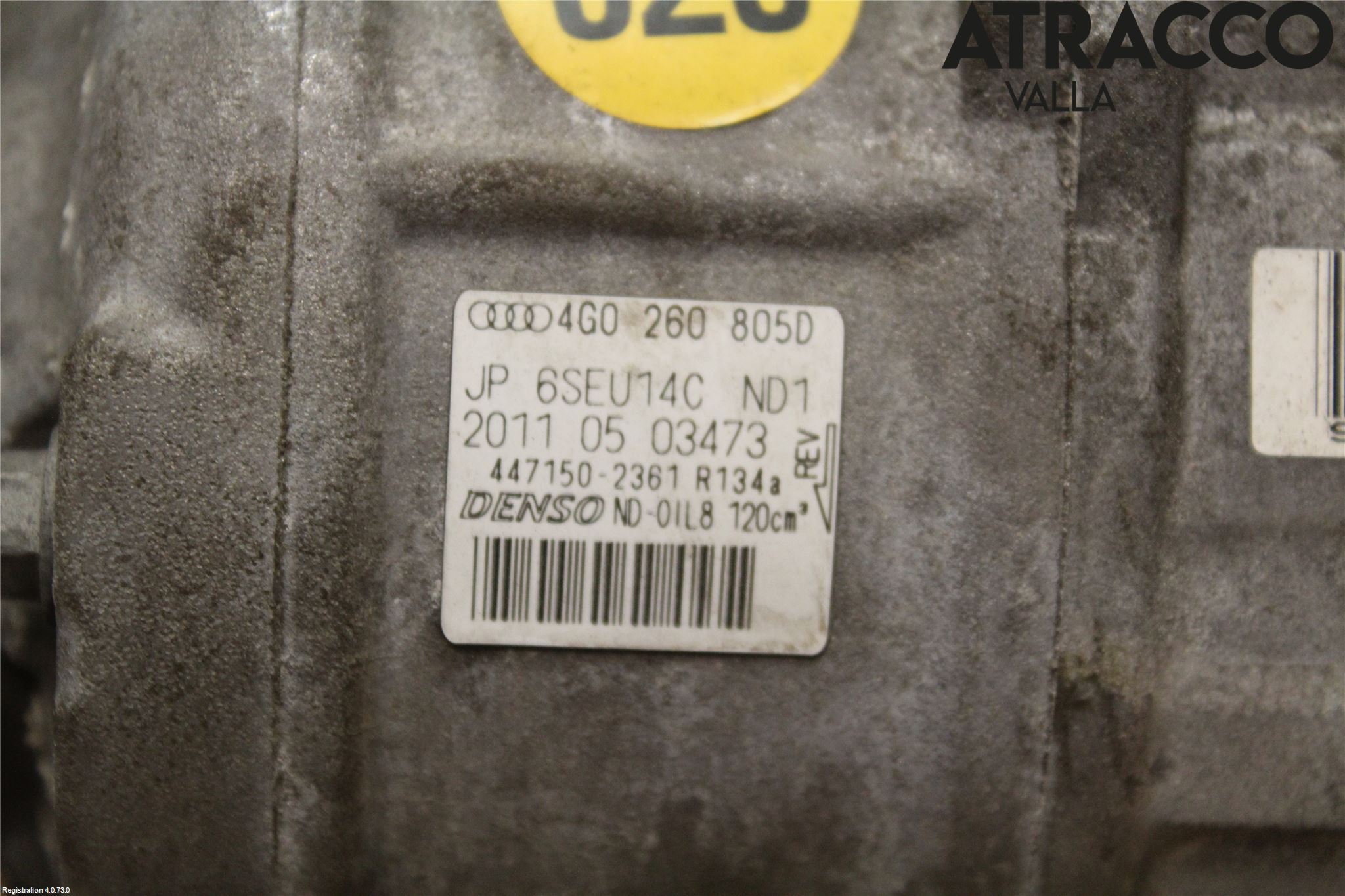 Audi A6/S6 4G 11-18 Varme Ac Kompressor