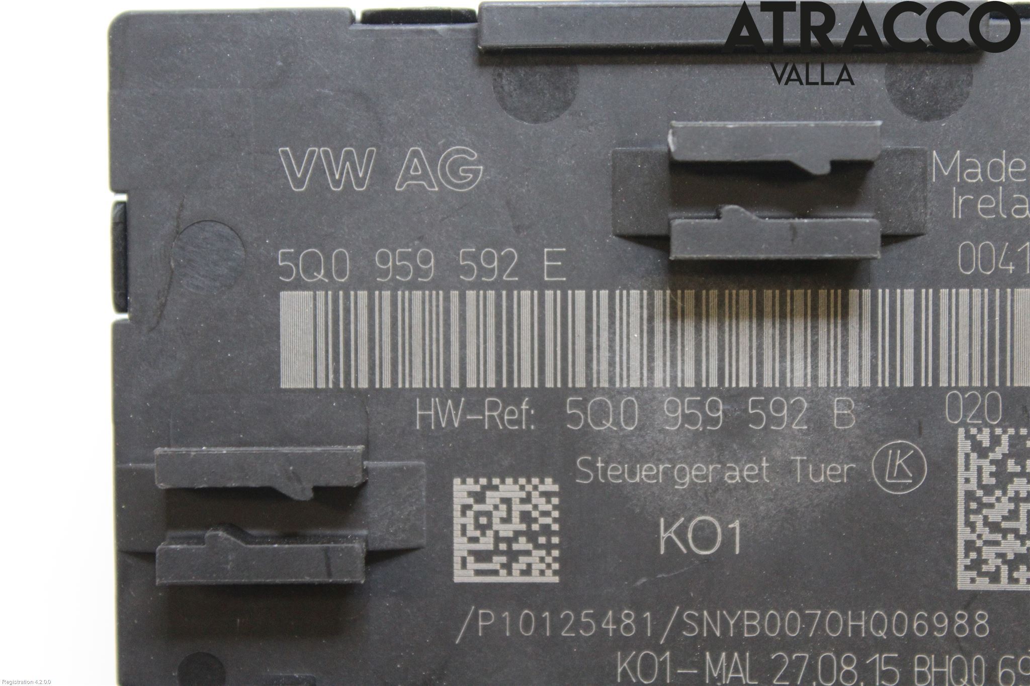 Audi A3/S3 8V 13-20 Styreenhet Dør