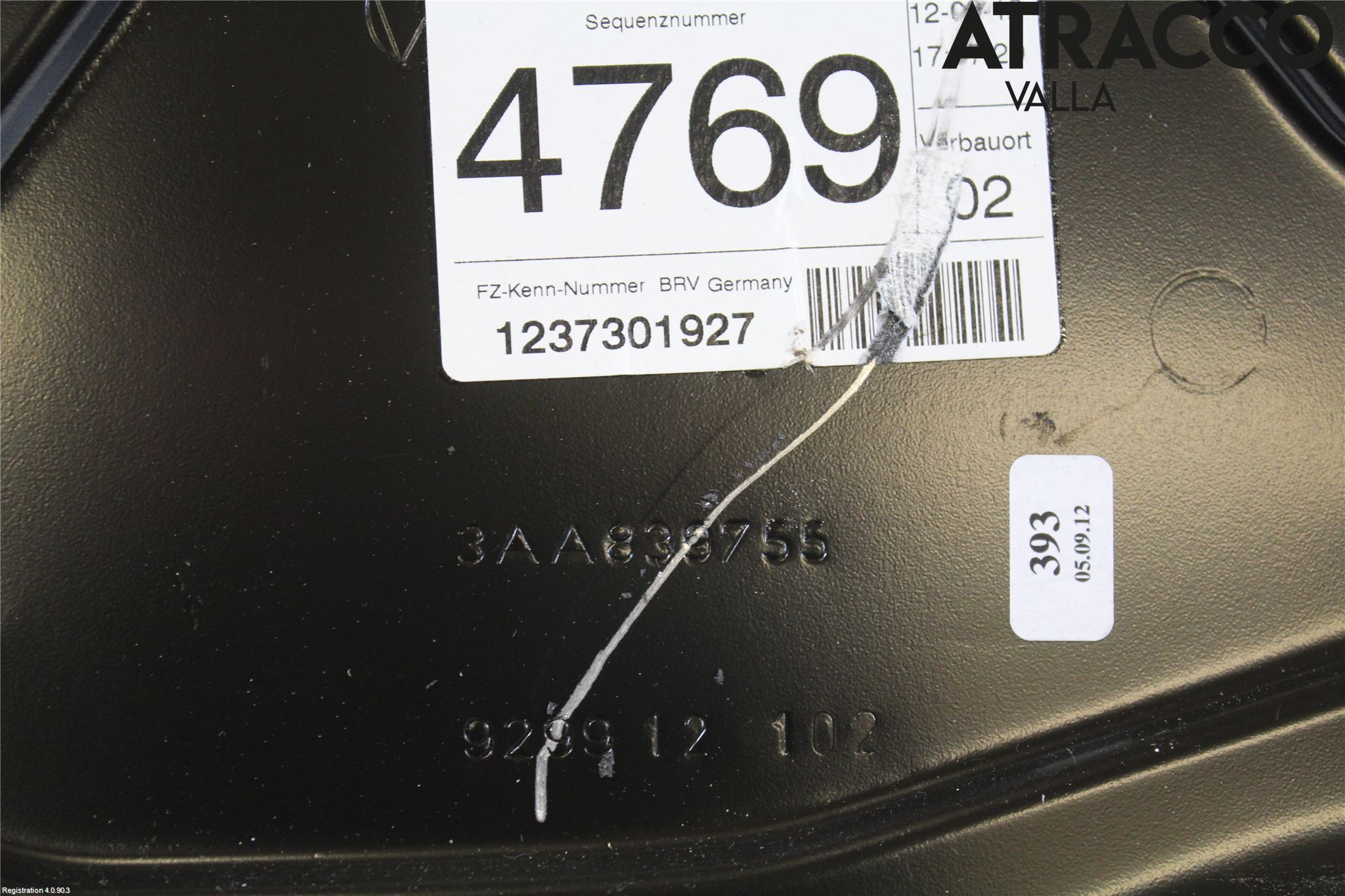 Volkswagen VW PASSAT 11-14 Vindusheis El Komp