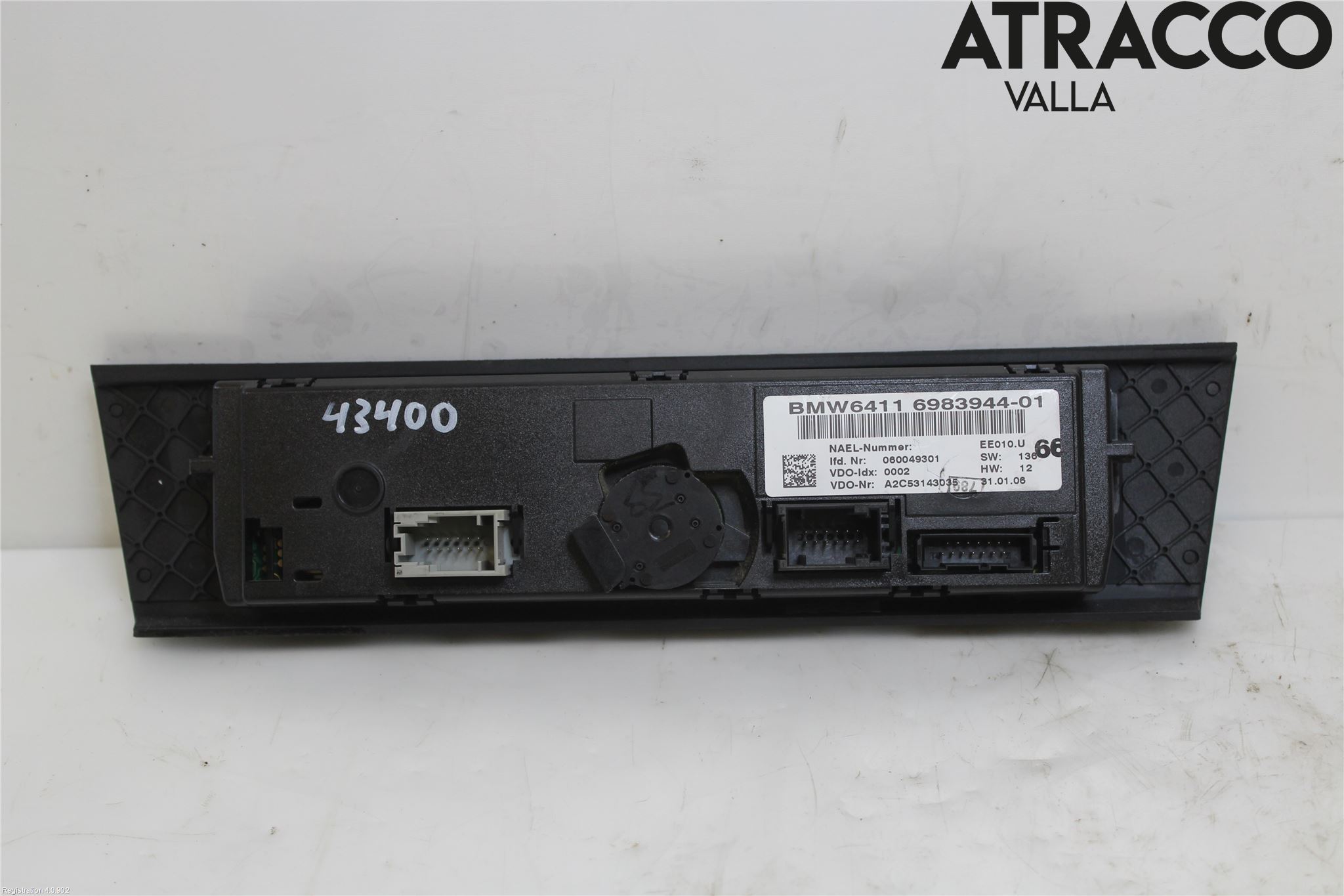 BMW 3 E90/91 SED/TOU 05-12 Varme Ac Betjening-Display
