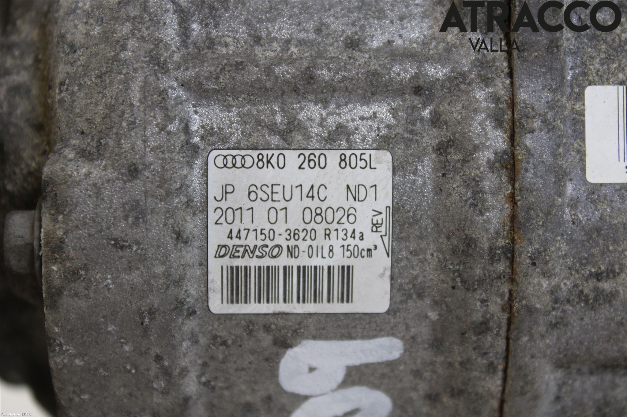 Audi A4/S4 08-11 Varme Ac Kompressor