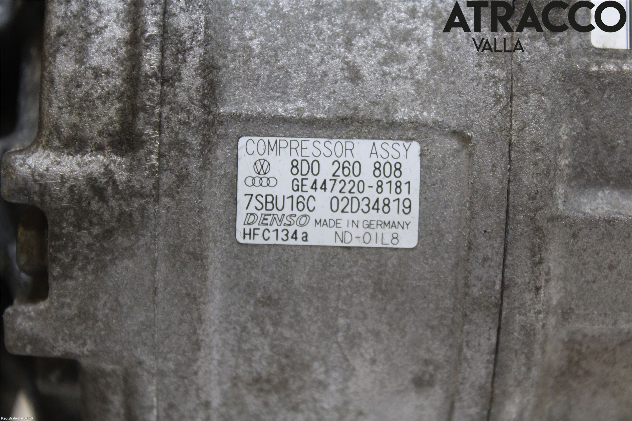 Volkswagen VW PASSAT 01-05 Varme Ac Kompressor