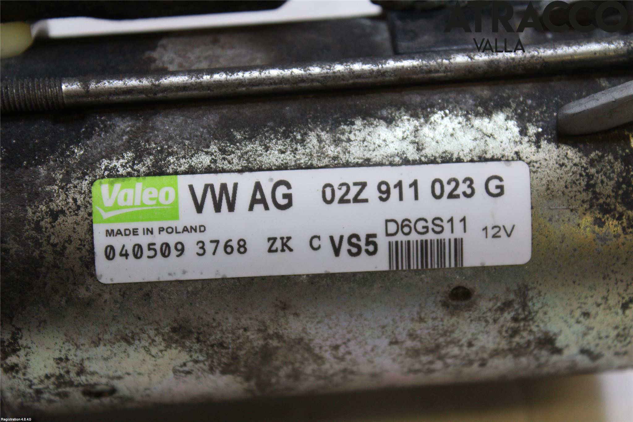 Volkswagen VW GOLF VI 09-13 Startmotor