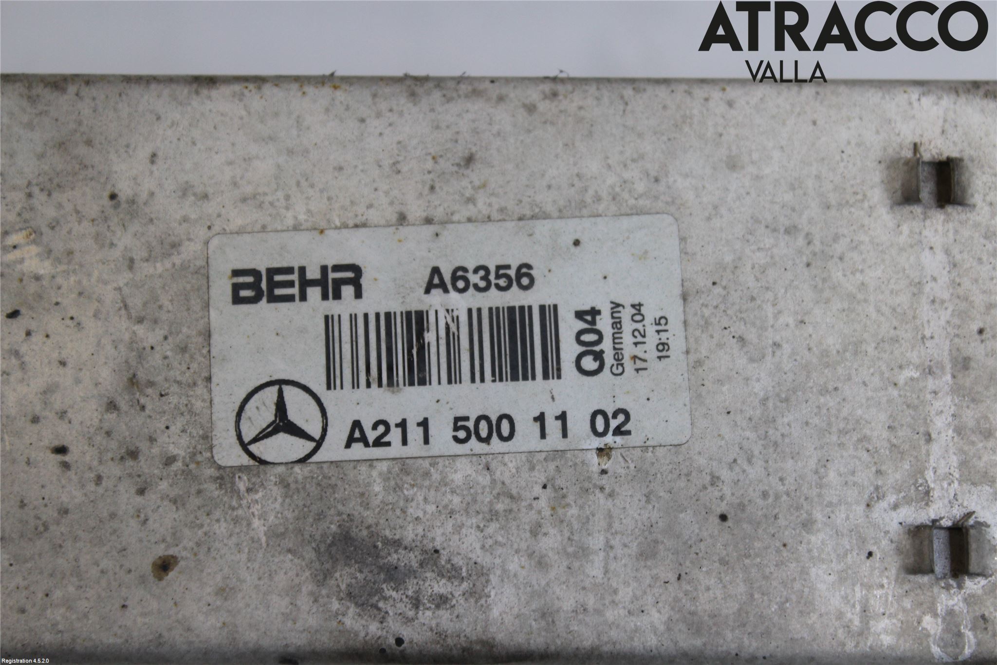 Mercedes-Benz MB E-KLASS (W211) 02-09 Intercooler Radiator