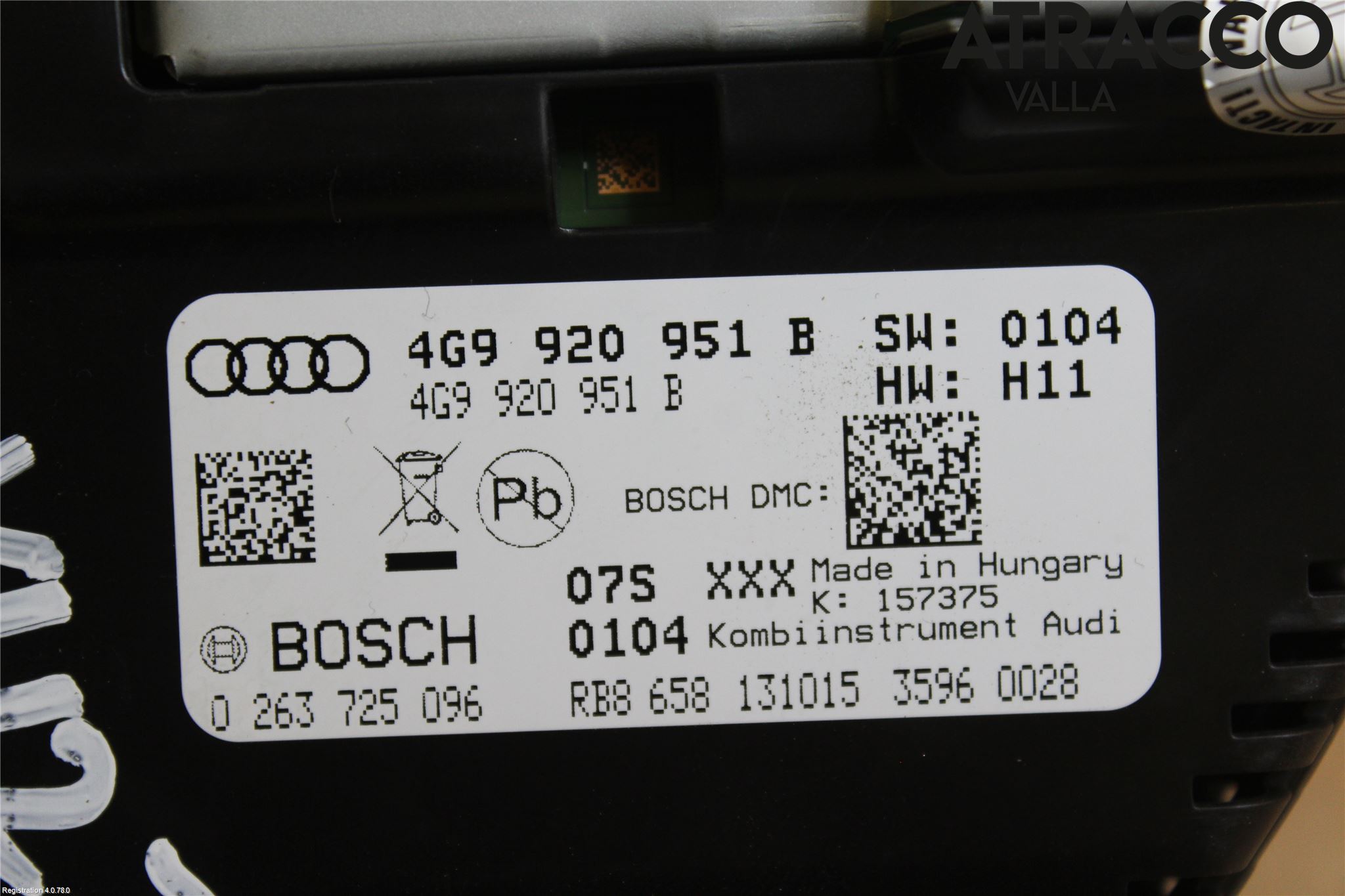 Audi A6 ALLROAD 12-18 Instr Kombinert