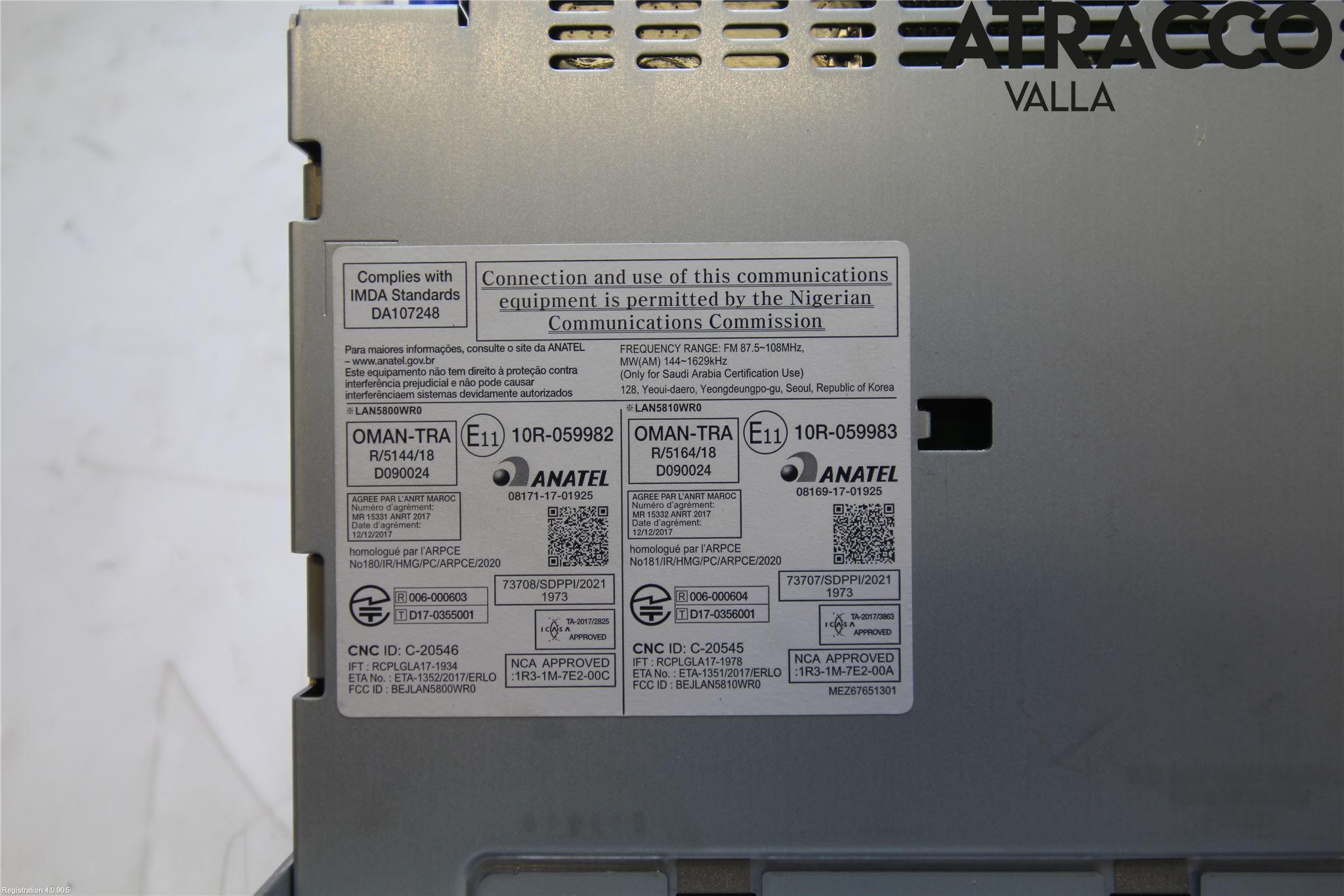 Nissan NV300 16-22 Stereo Radio Med Cd