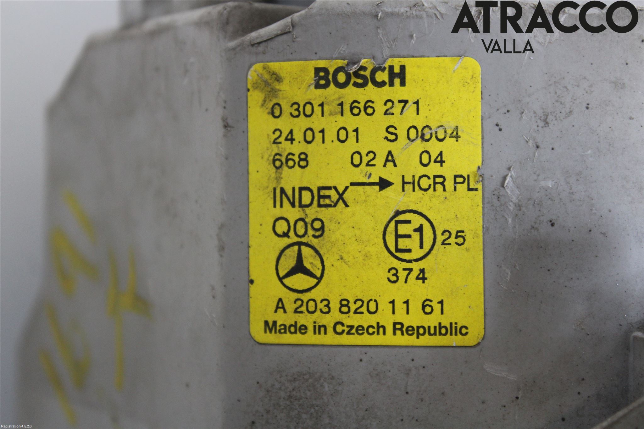 Mercedes-Benz MB C (203) 00-07 Frontlykt Venstre