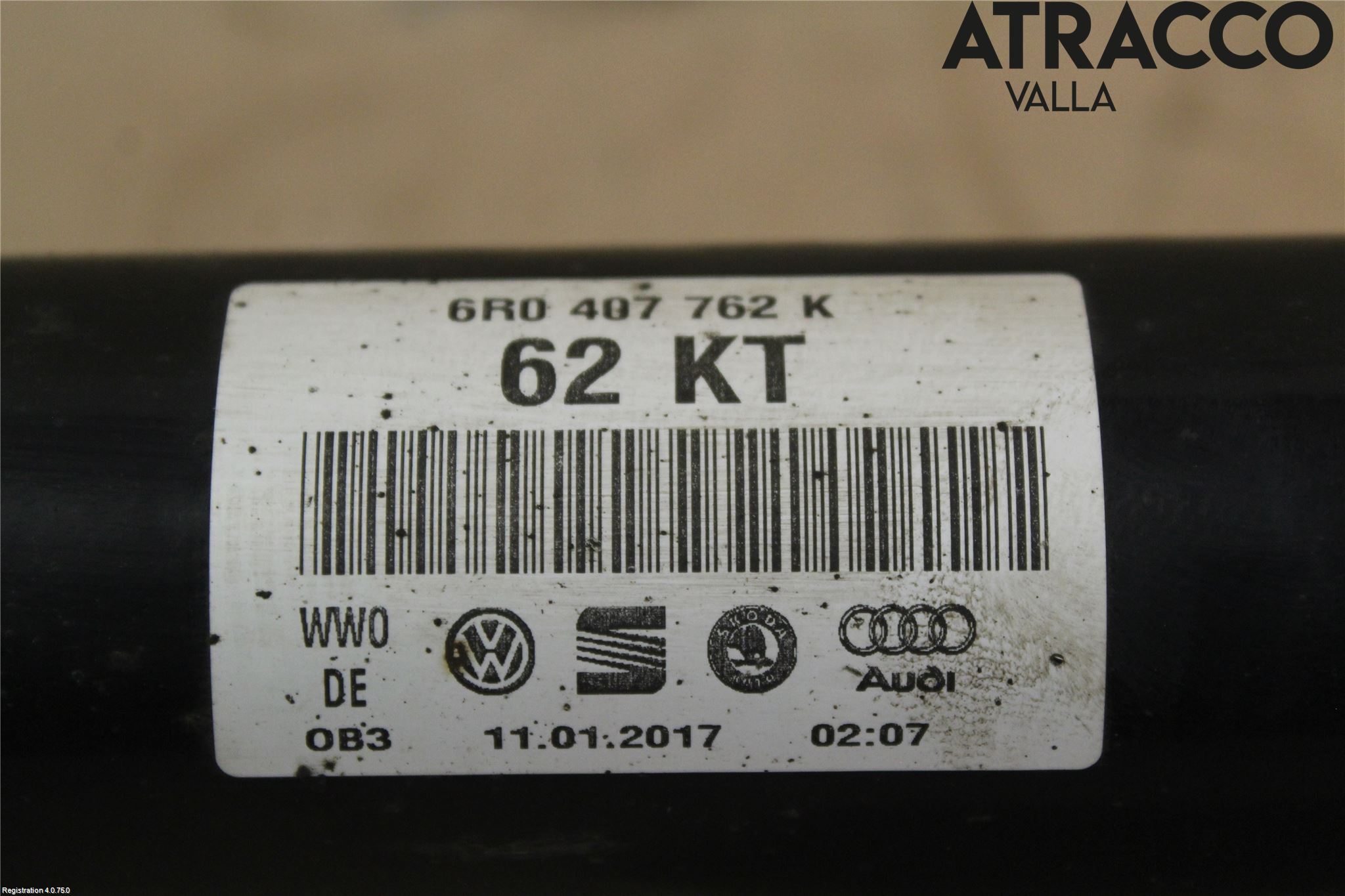 Skoda FABIA 15-21 Drivaksel Foran Kompl Høyre
