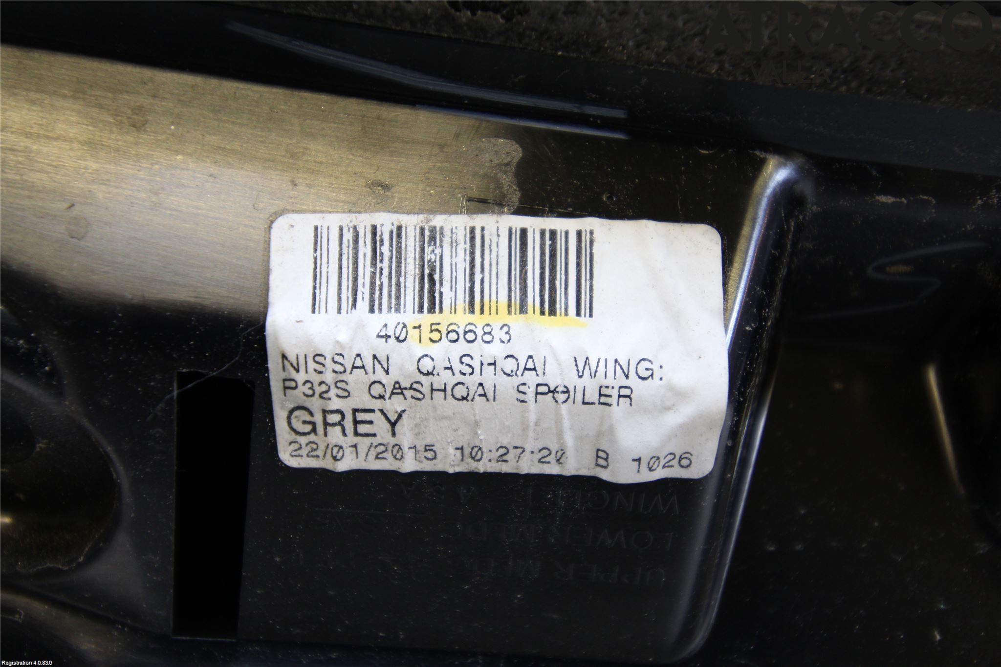 Nissan QASHQAI 14-17 Spoiler Bakluke