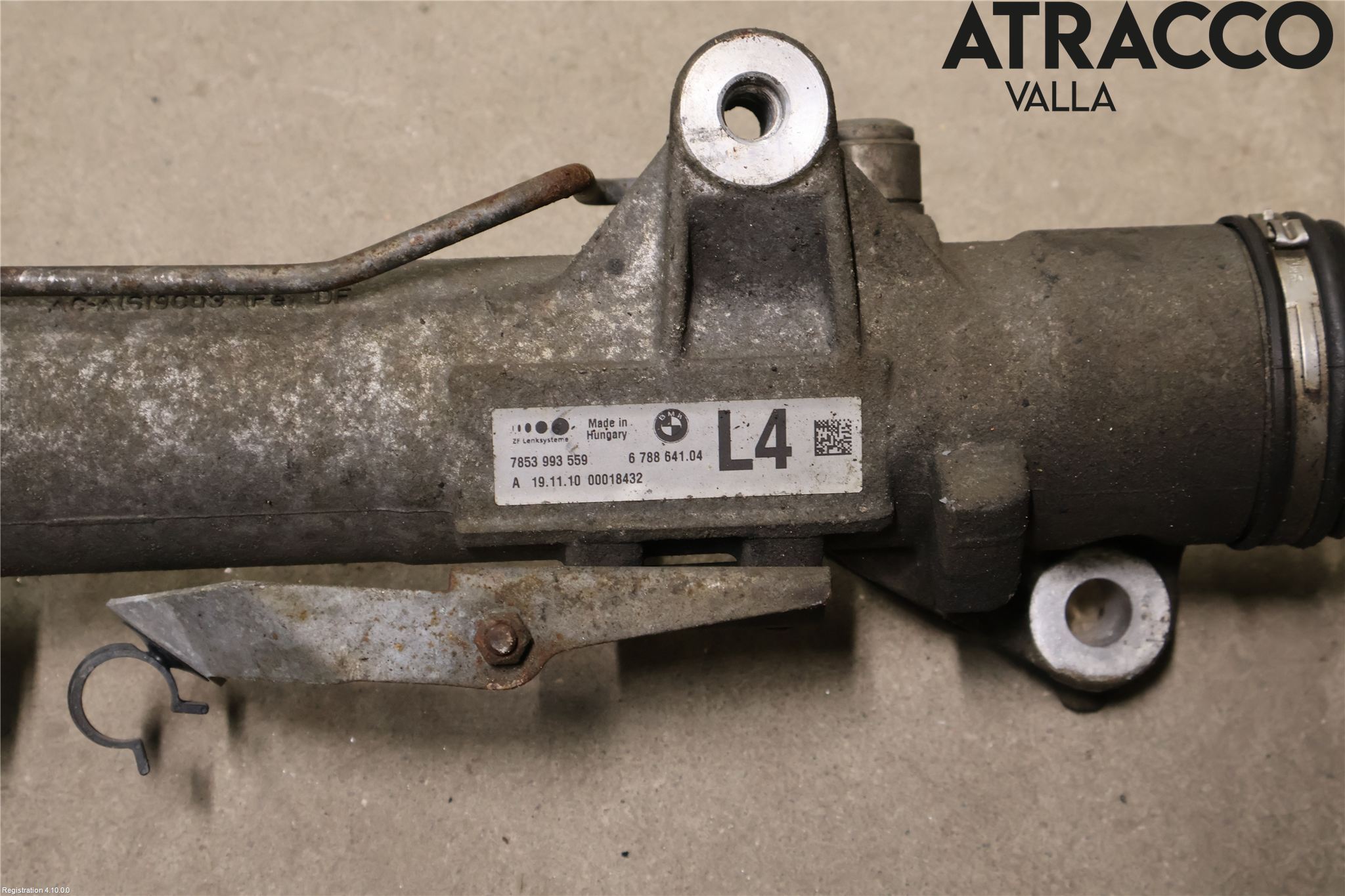 BMW 7 F01/02/03/04 09-15 Servo Snekke - Tannstang