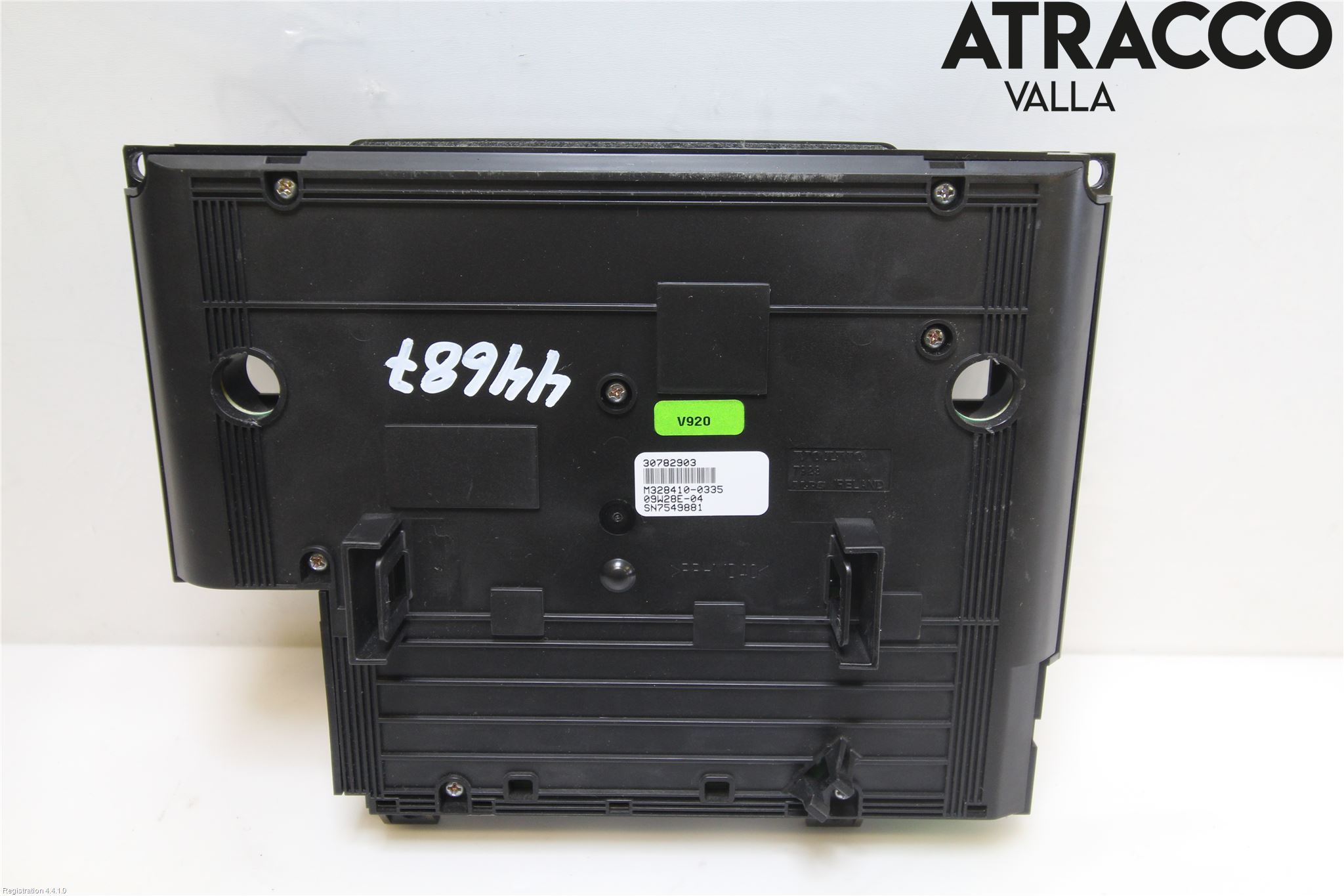 Volvo V70 08-13 Varme Ac Betjening-Display