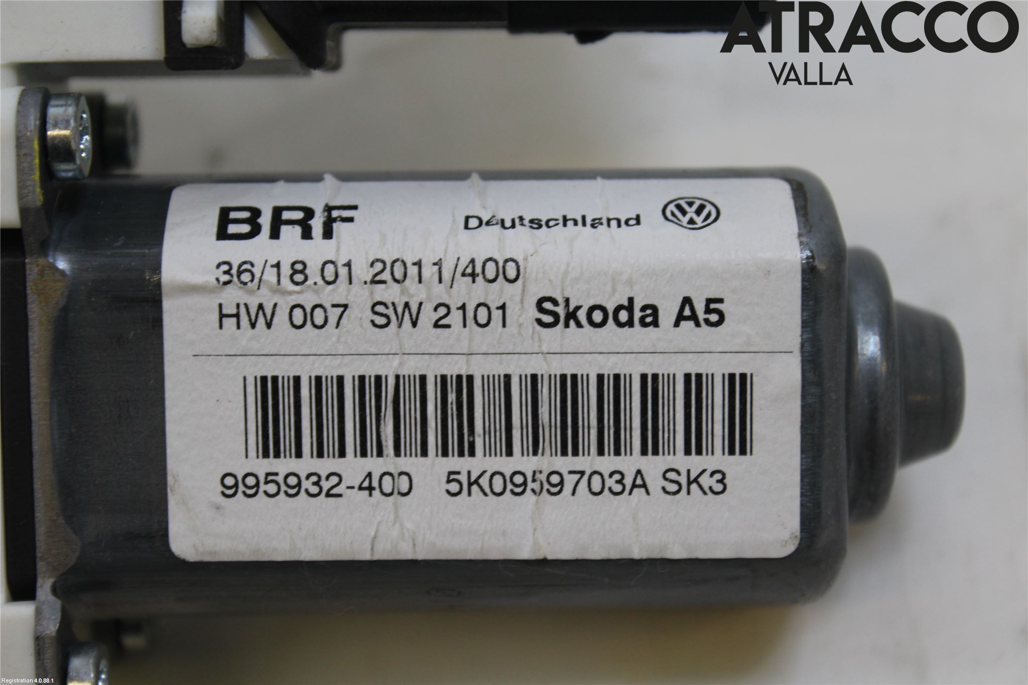 Skoda OCTAVIA (1Z) 05-13 Vindusheismotor