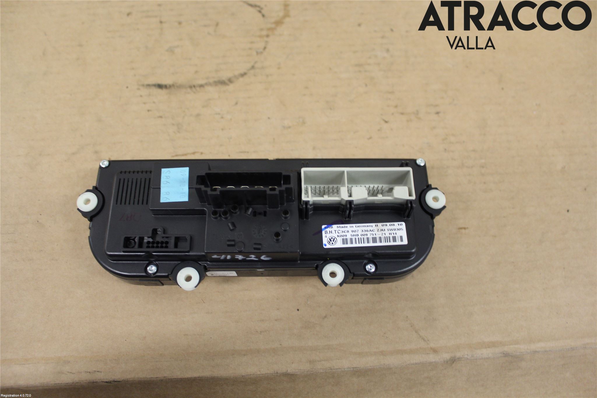Volkswagen VW GOLF PLUS/CROSS GOLF 04-14 Varme Ac Betjening-Display