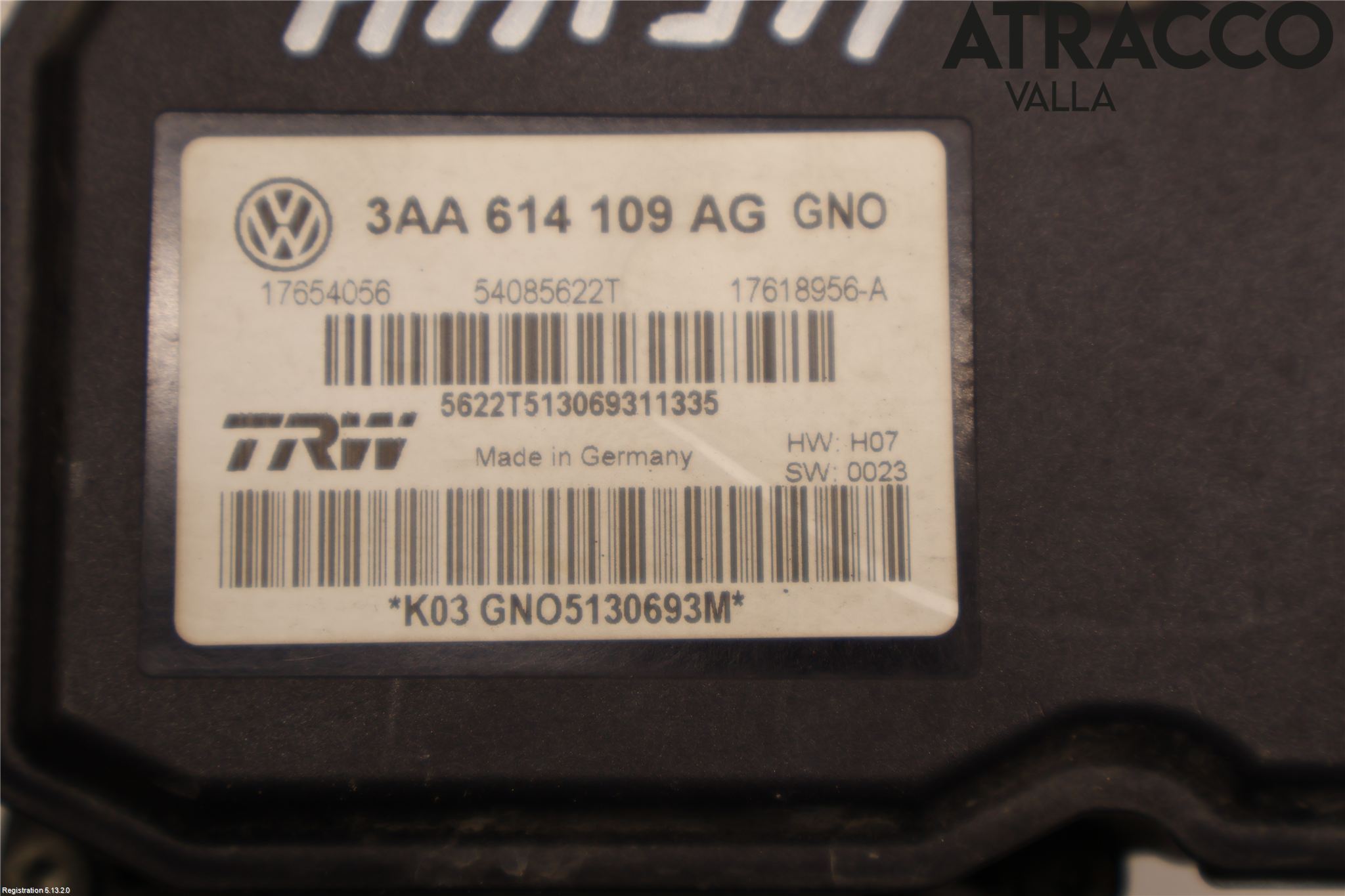 Volkswagen VW PASSAT 11-14 Abs Hydraulikkaggregat
