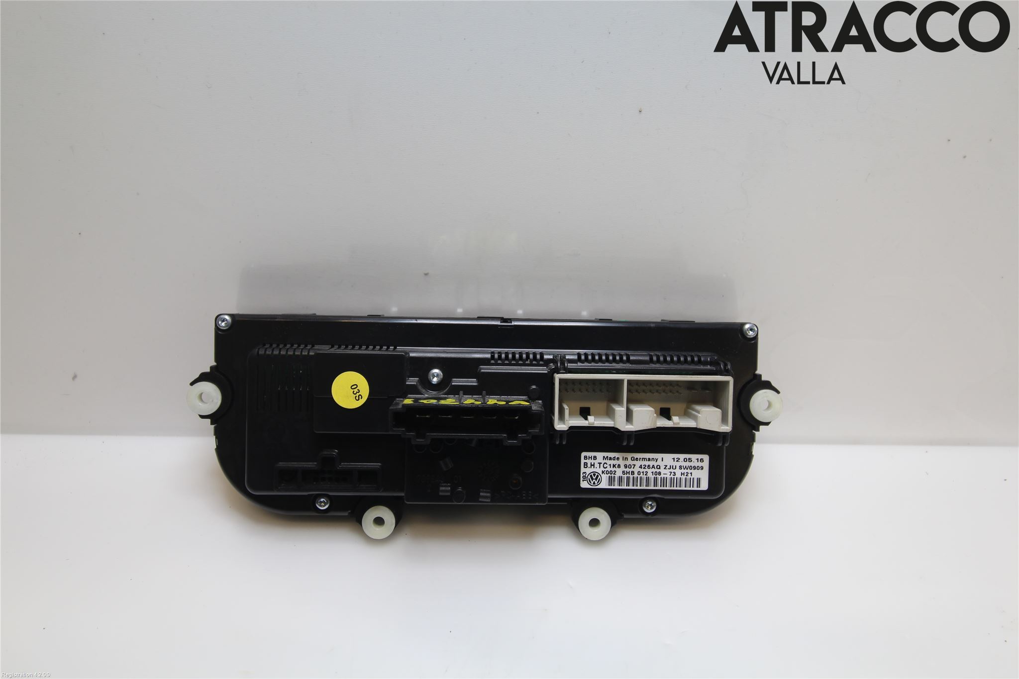 Volkswagen VW CADDY 16-20 Varme Ac Betjening-Display