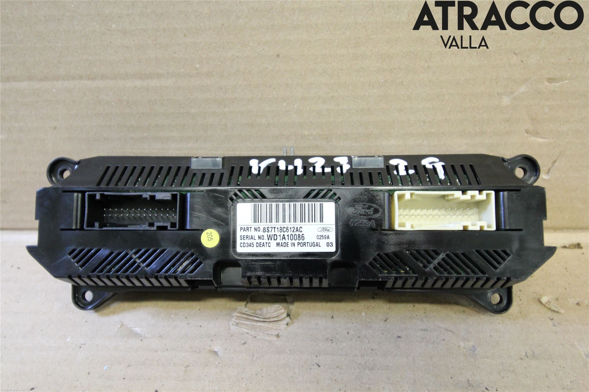 Ford MONDEO 07-15 Varme Ac Betjening-Display