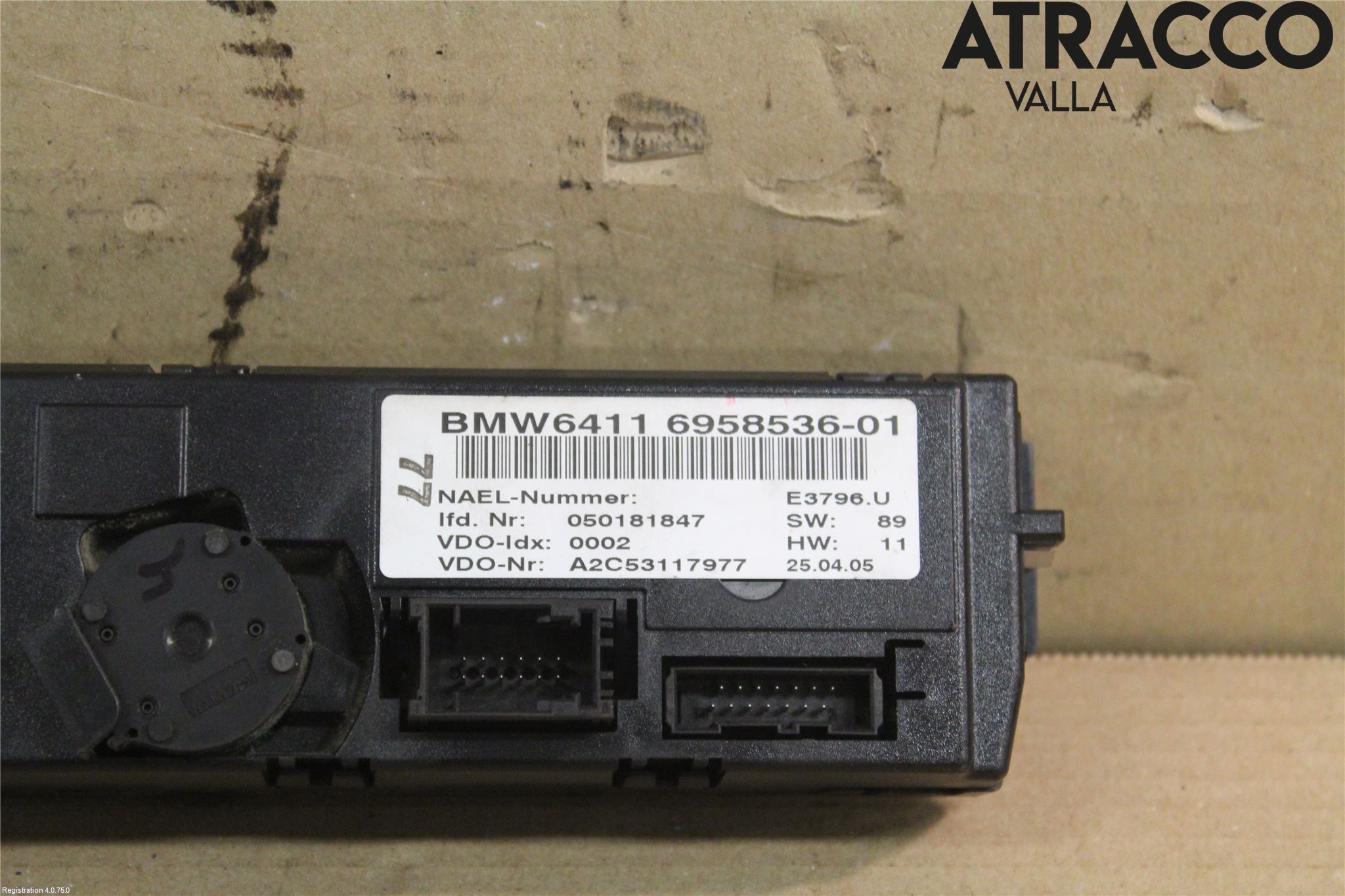 BMW 3 E90/91 SED/TOU 05-12 Varme Ac Betjening-Display