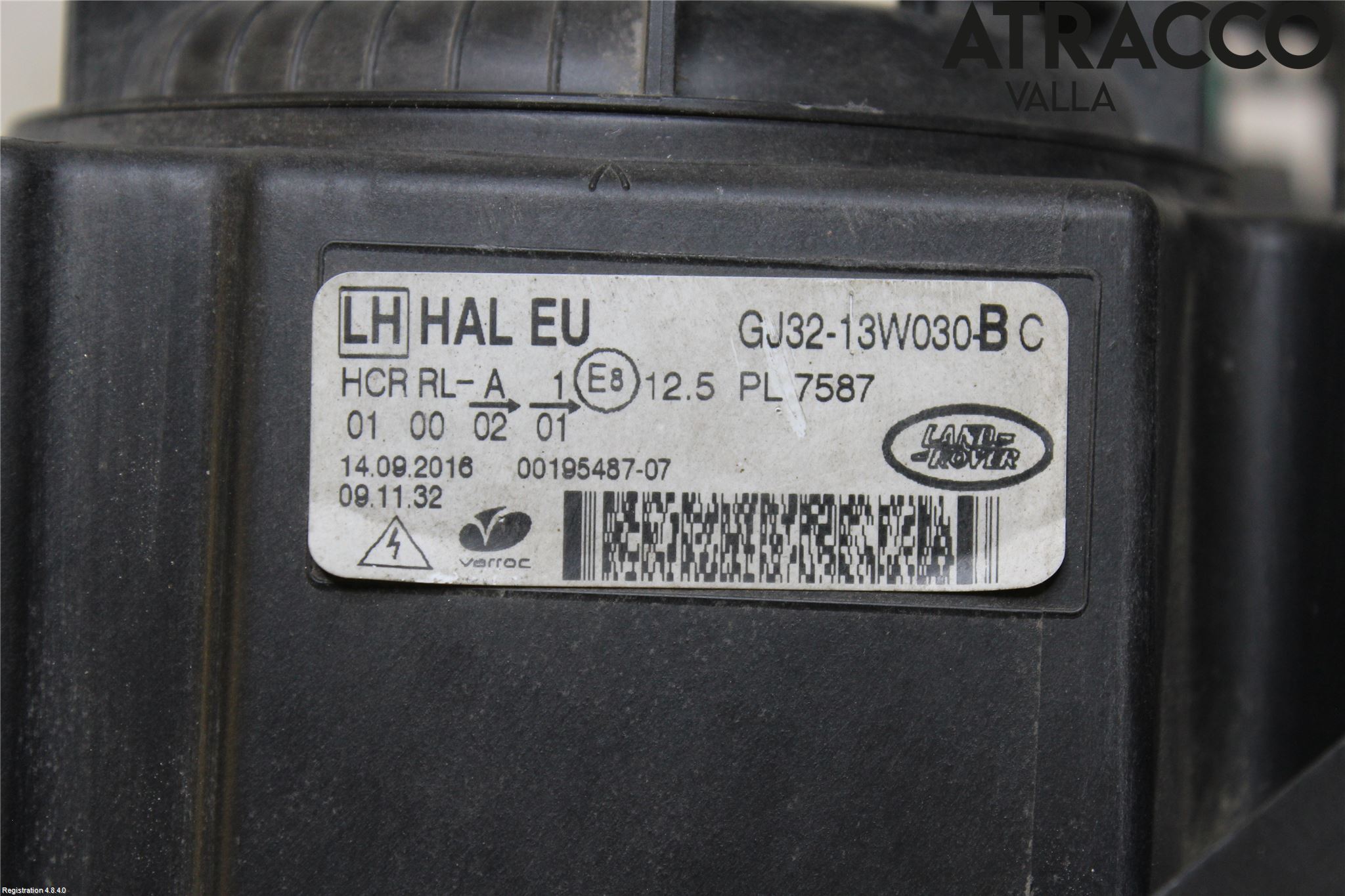 Landrover LAND ROVER RANGE ROVER EVOQUE (L538) 11-18 Frontlykt Venstre