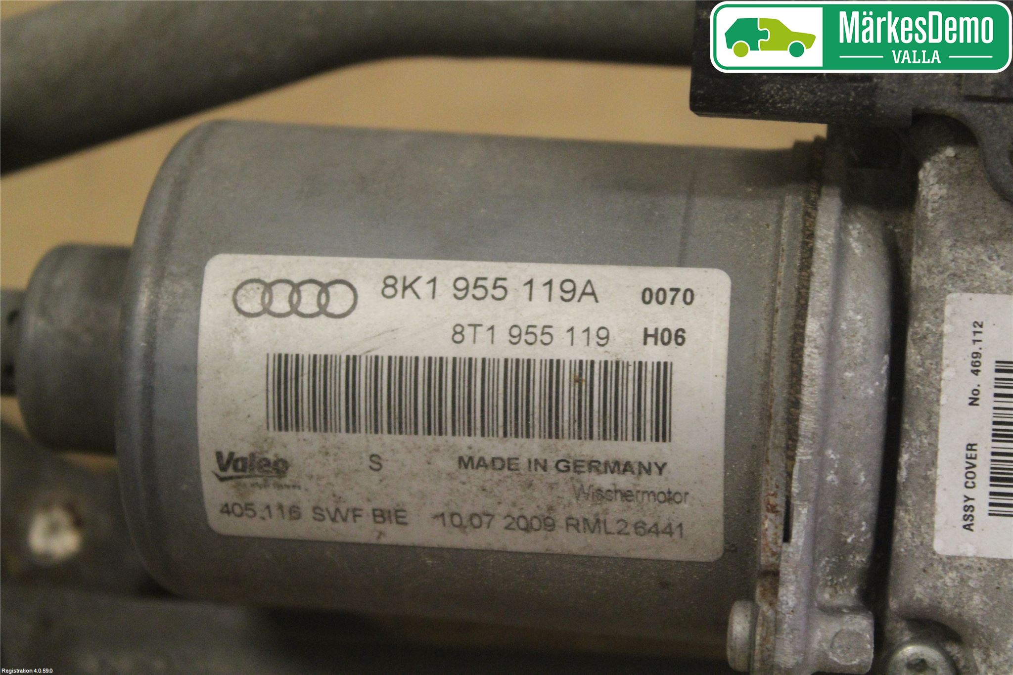 Audi A4/S4 08-11 Viskeroverføring Frontrute