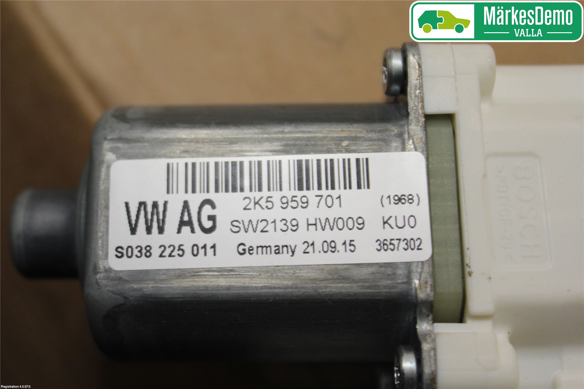 Volkswagen VW CADDY 16-20 Vindusheis El Komp