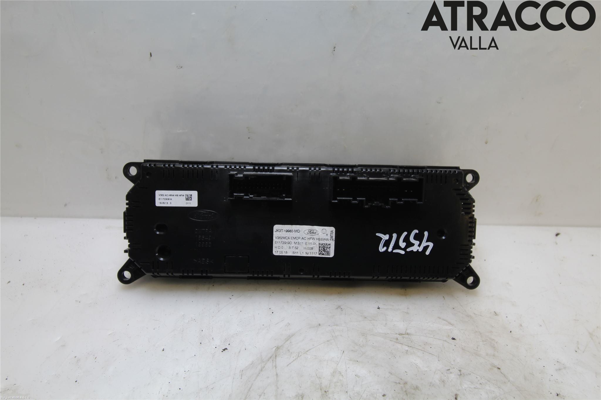 Ford TRANSIT SKÅP/BUSS 14-22 Varme Ac Betjening-Display