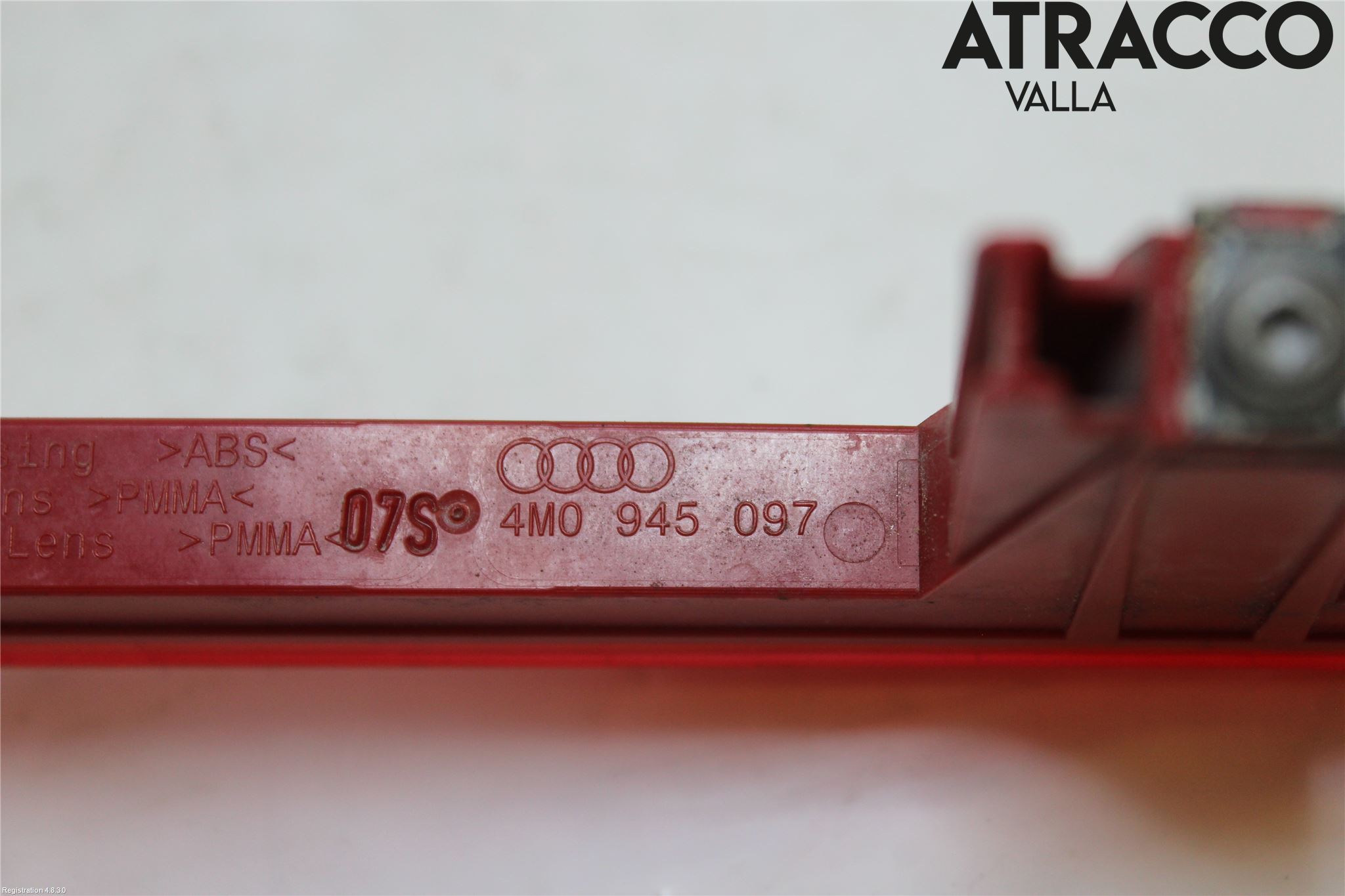 Audi A4/S4 B9 16-19 Bremselys Bakrute