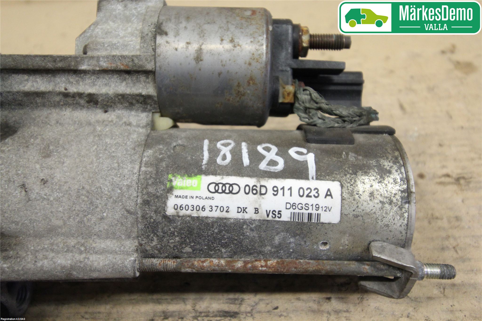 Audi A6/S6     05-11 Startmotor
