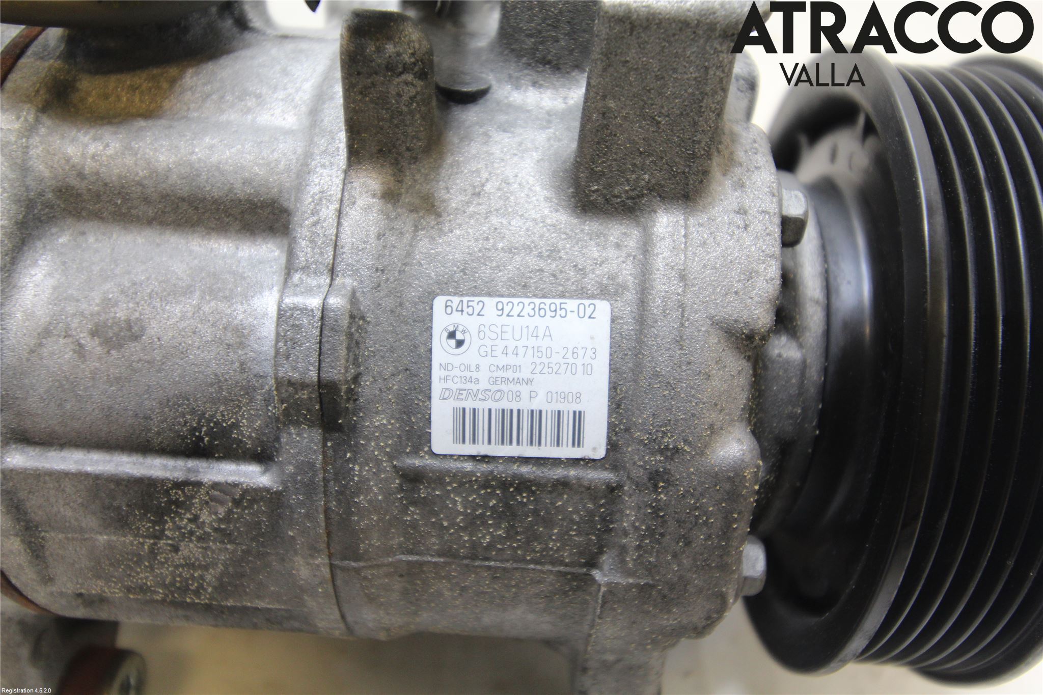 BMW 3 F30/F31/F80 12-19 Varme Ac Kompressor