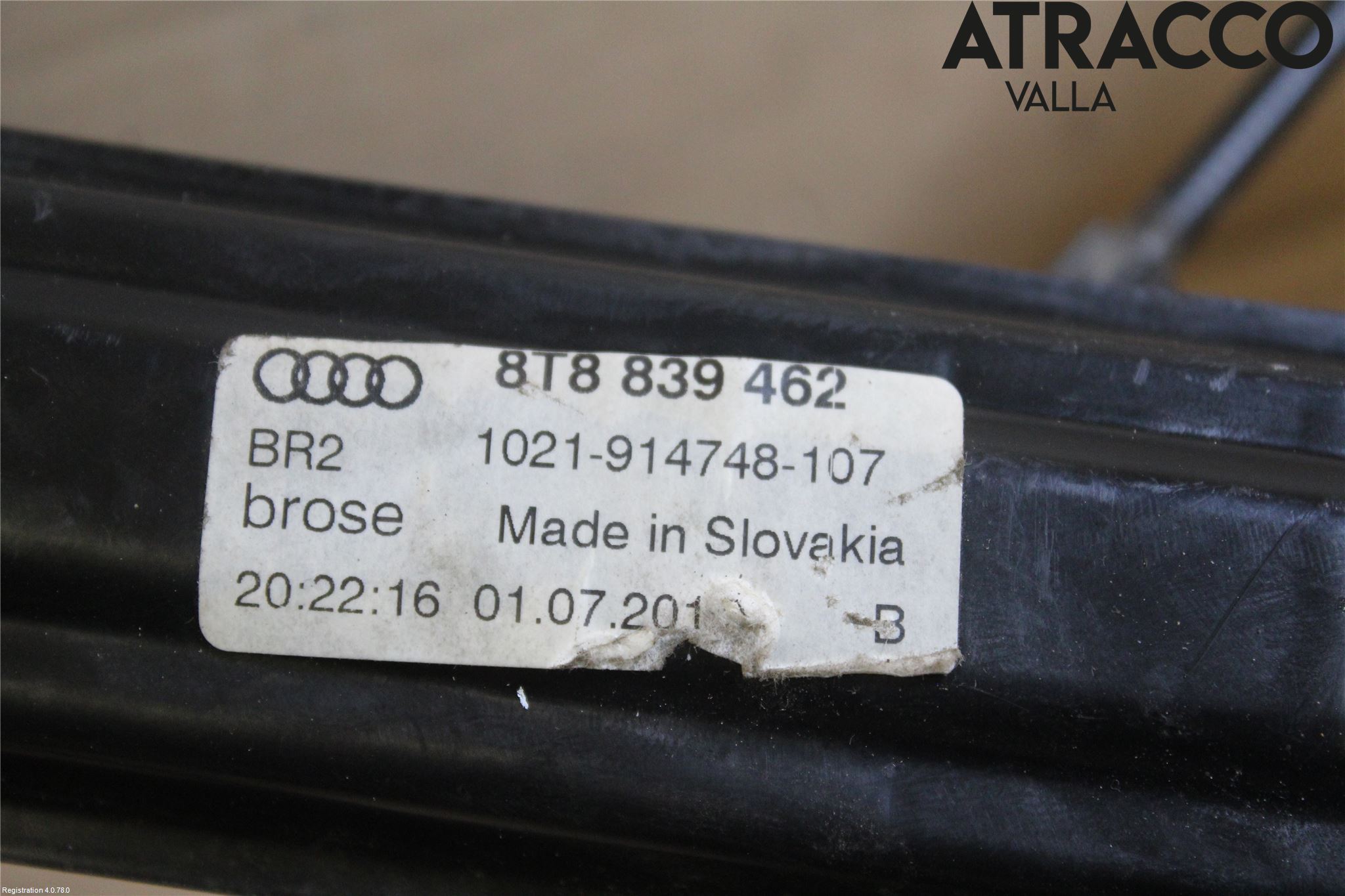 Audi A5 07-16 Vindusheis