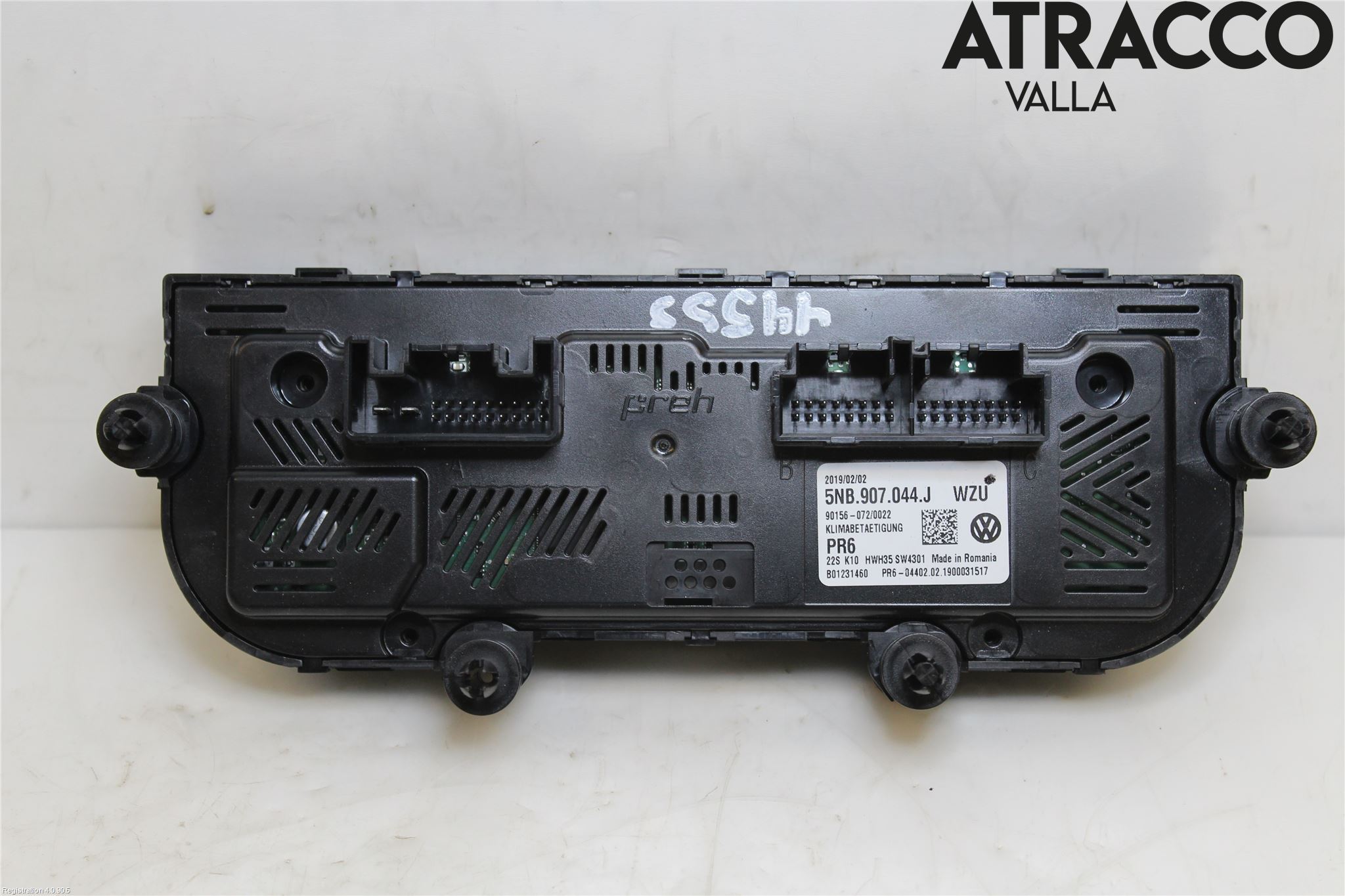 Volkswagen VW TIGUAN 16-24 Varme Ac Betjening-Display