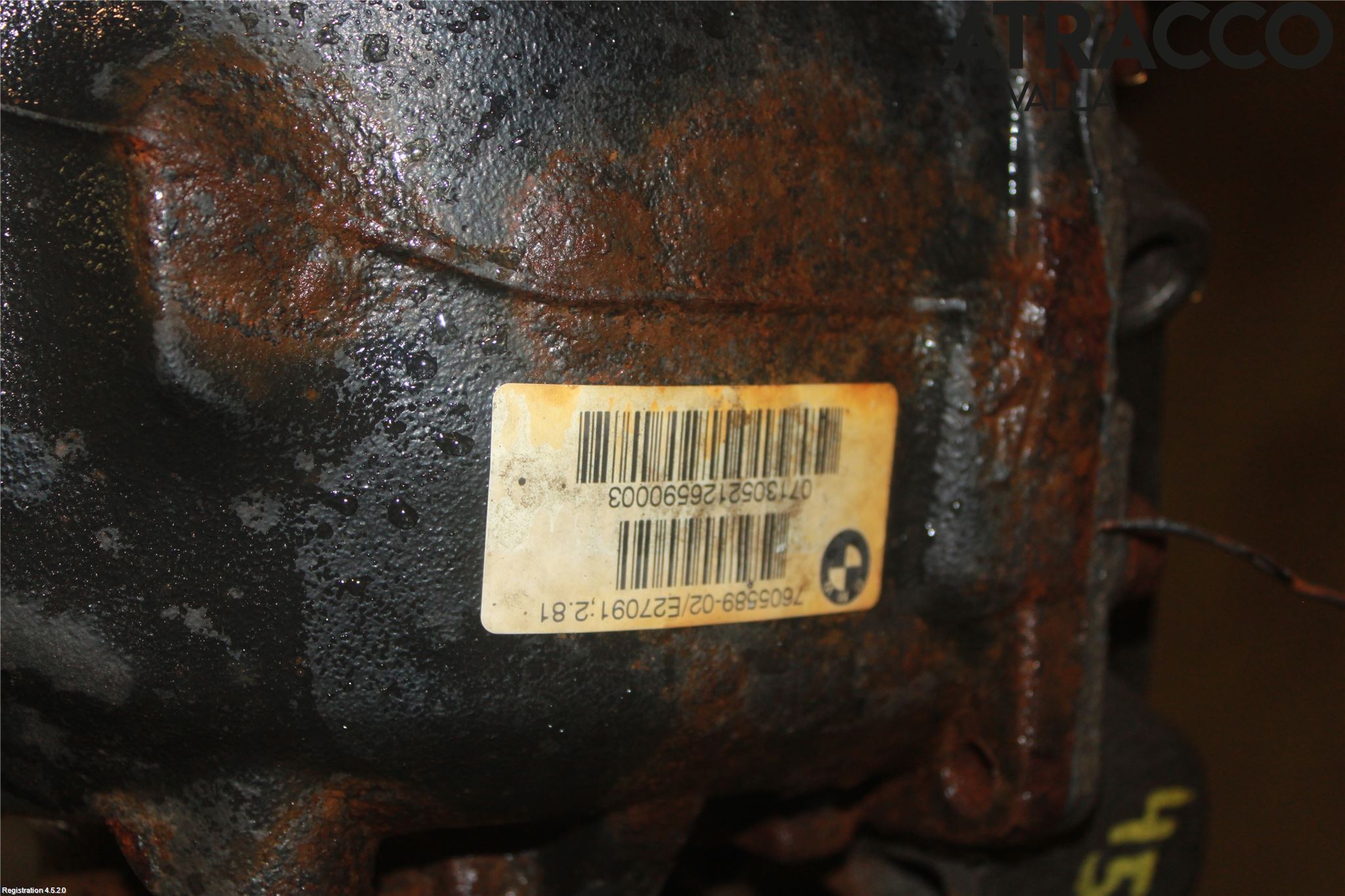 BMW 3 F30/F31/F80 12-19 Bakaksel Kardang Bak -Diff