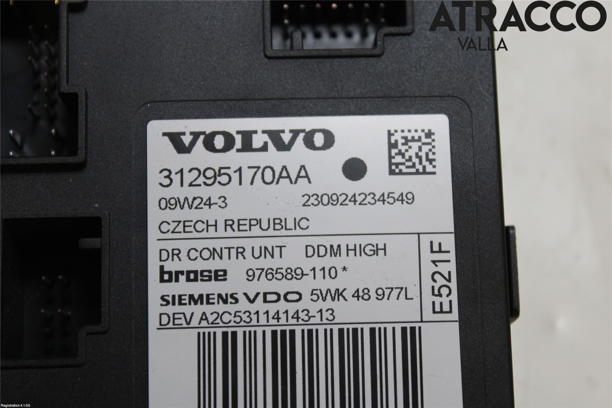 Volvo V50 08-12 Vindusheismotor