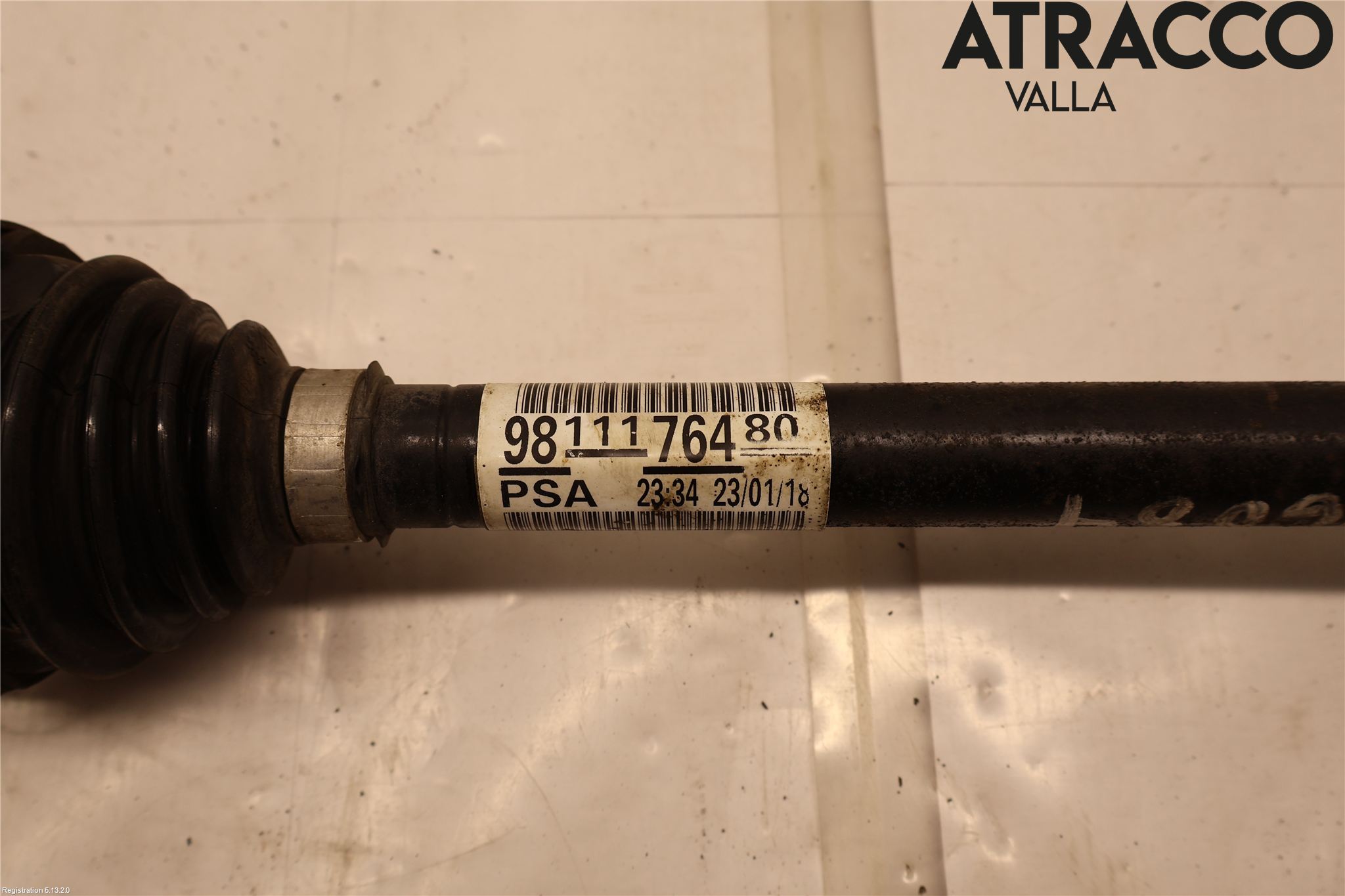 Citroen C4 GRAND PICASSO 14-18 Drivaksel Foran Kompl Høyre