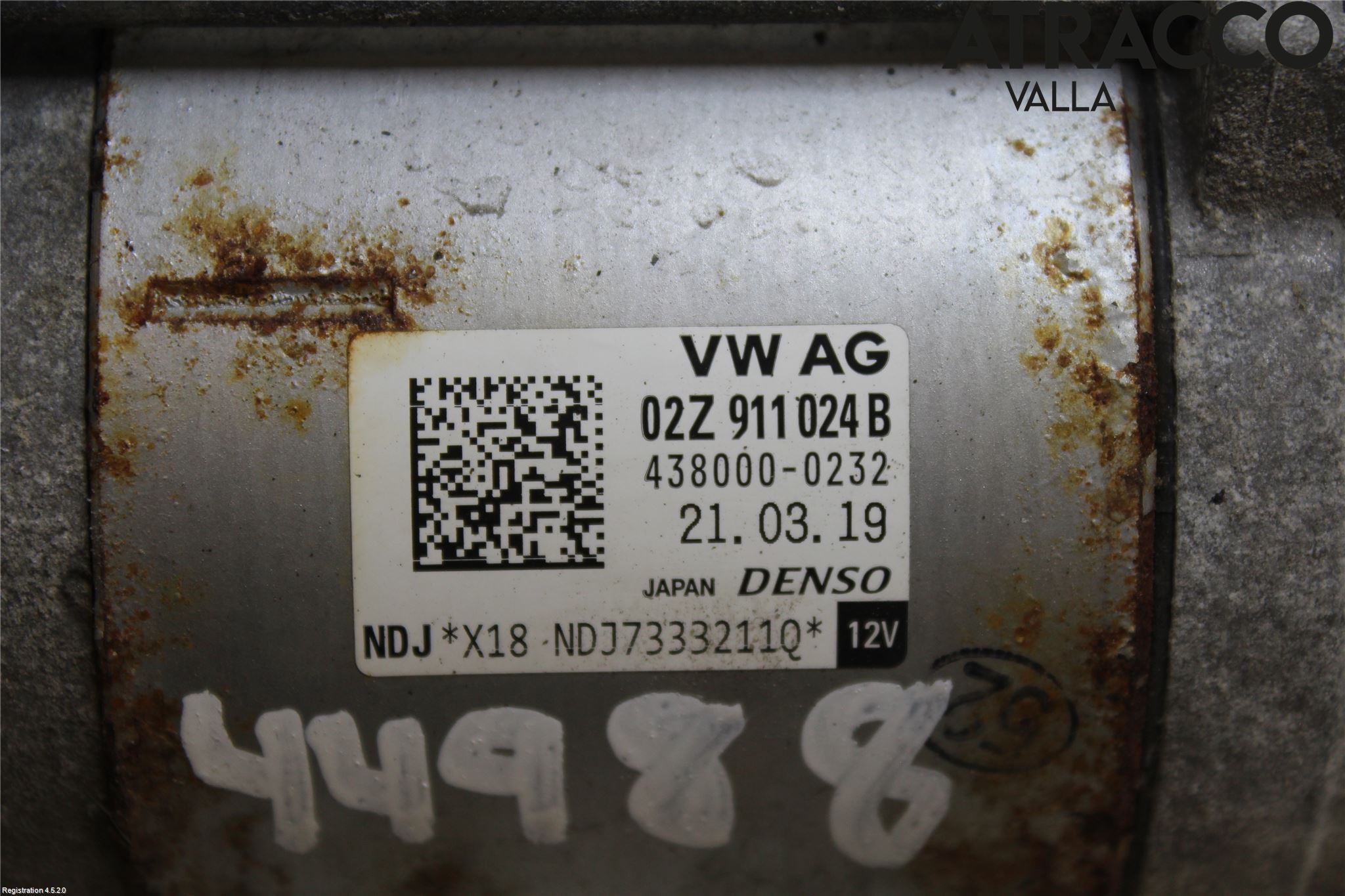 Skoda OCTAVIA (5E) 13-20 Startmotor Diesel
