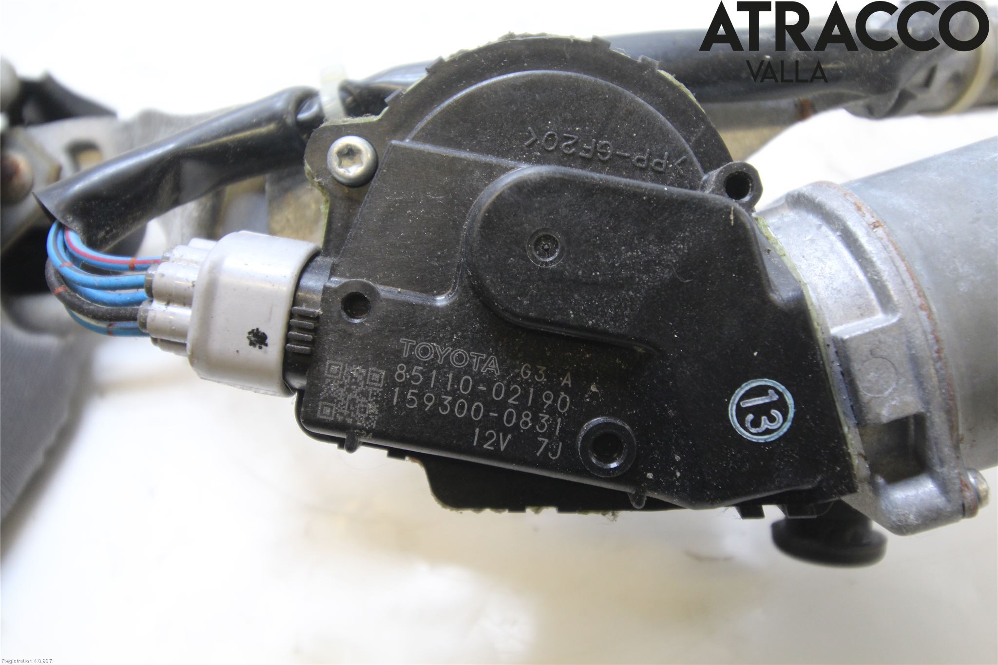 Toyota AURIS 07-09 Viskeroverføring Frontrute