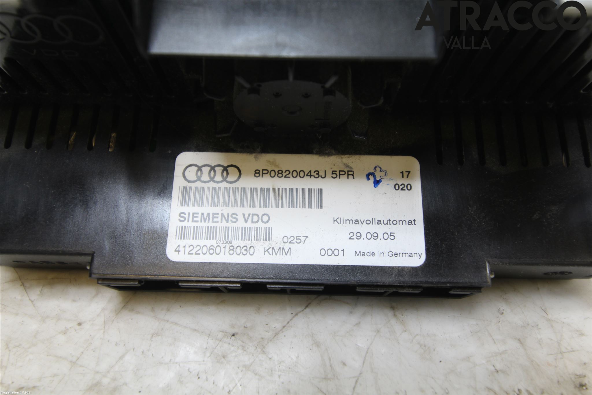 Audi A3/S3 05-13 Varme Ac Betjening-Display