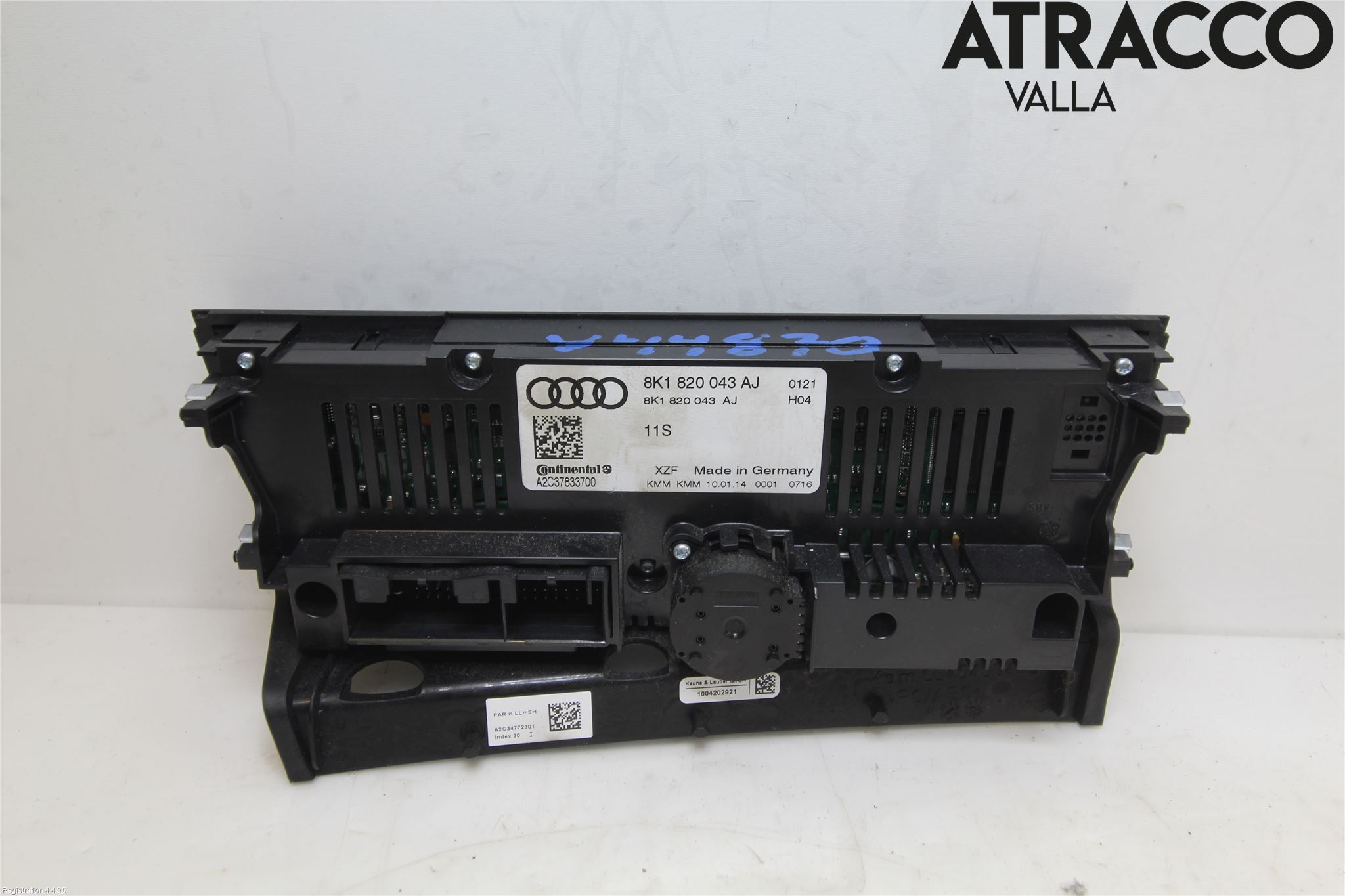 Audi A4 12-15 Varme Ac Betjening-Display